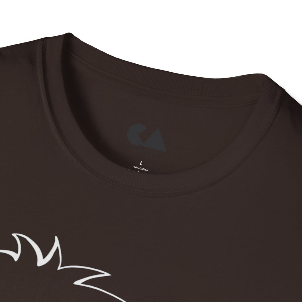 Gojo Inspired T-Shirt— Minimal Manga Face with Japanese Text