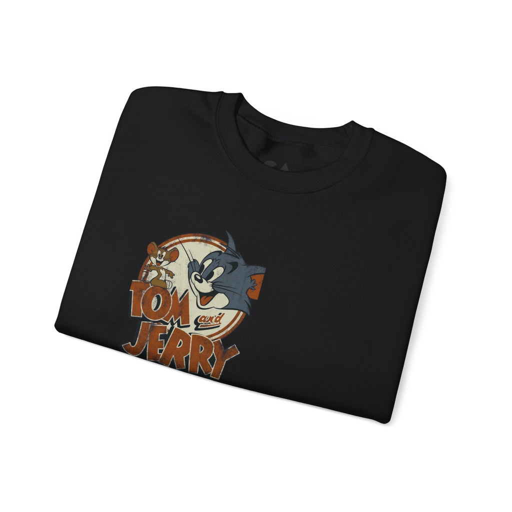 Tom & Jerry Sweatshirt — Retro Cartoon Crewneck