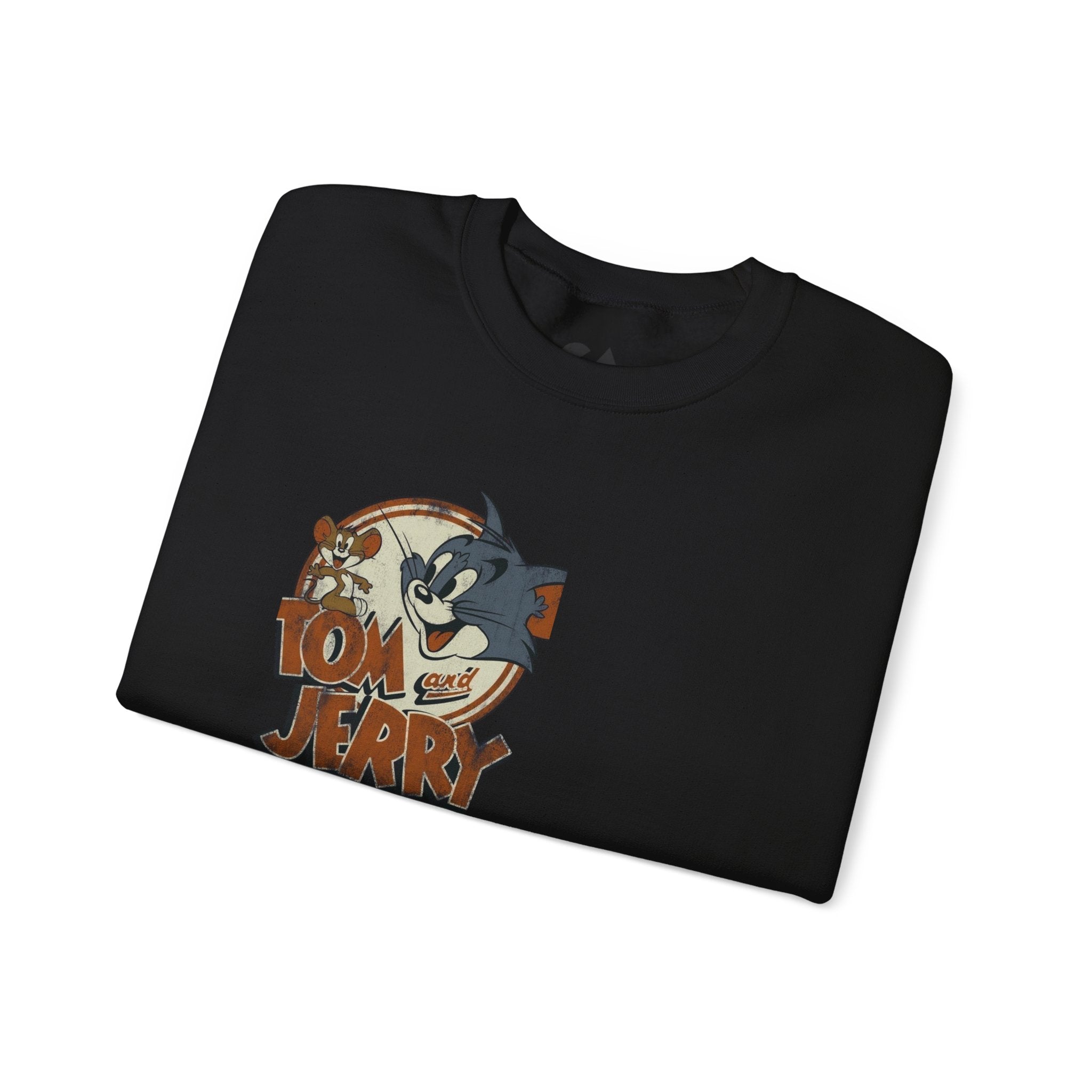 Tom & Jerry Sweatshirt — Retro Cartoon Crewneck