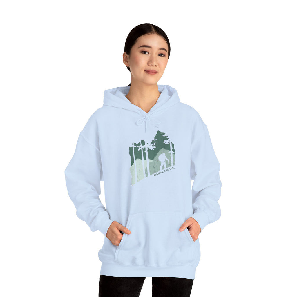 Hoodie — Forest Hiking Silhouette Hoodie