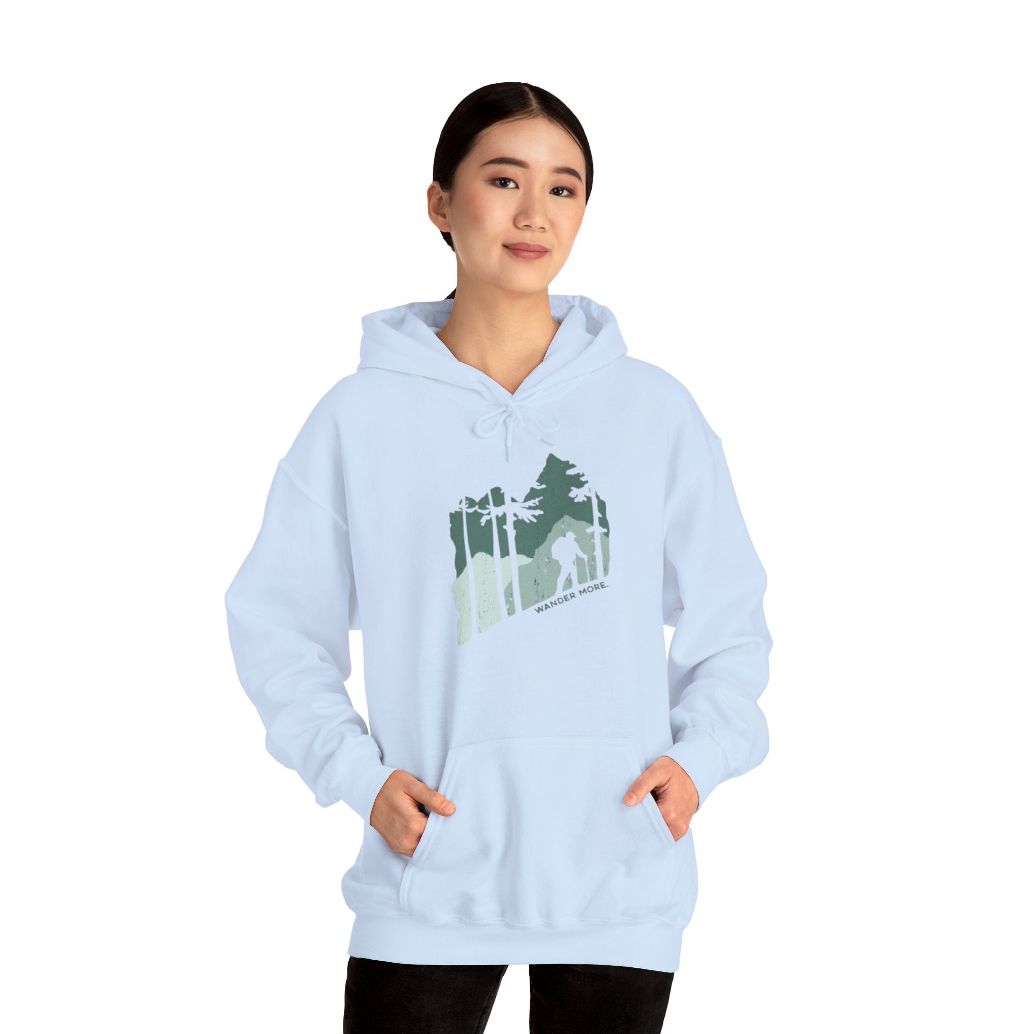 Hoodie — Forest Hiking Silhouette Hoodie
