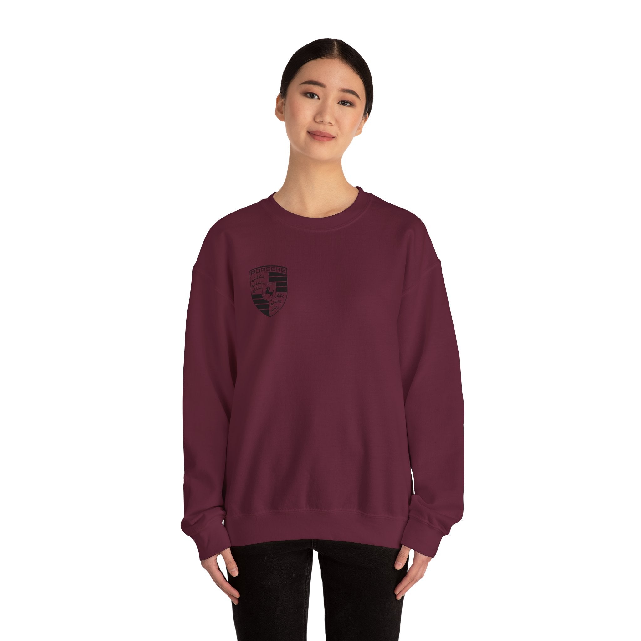 Porsche Graphic Crewneck Sweatshirt — Rear 911 GT3 Design
