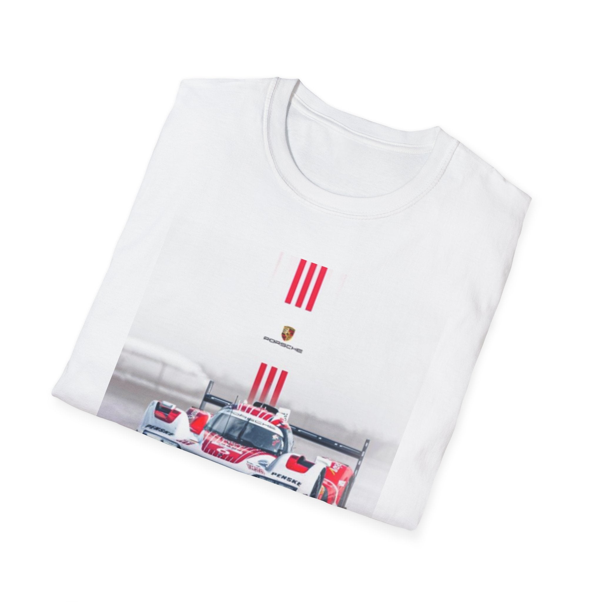 Racing Car Graphic T-Shirt — Vintage Porsche Motorsport Design