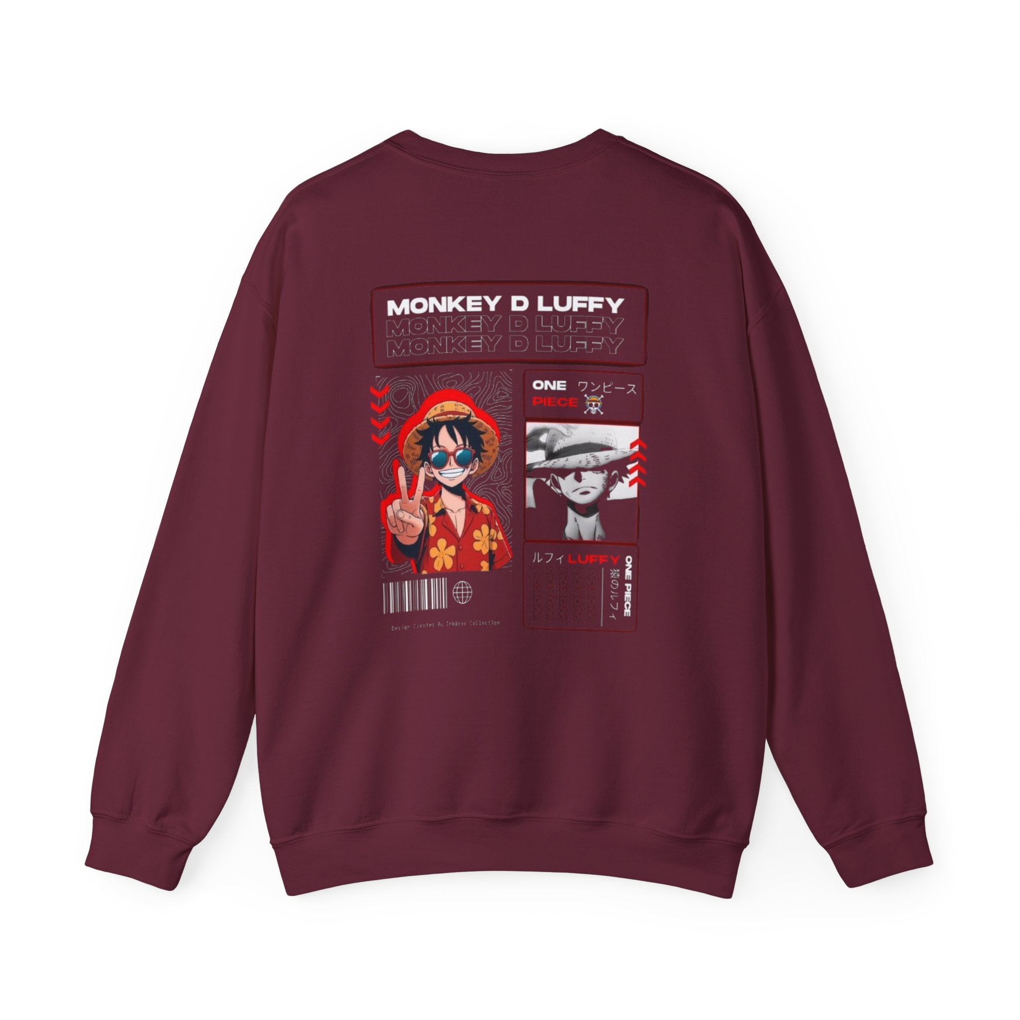 Wanted Poster Sweatshirt — Monkey D Luffy Graphic Crewneck
