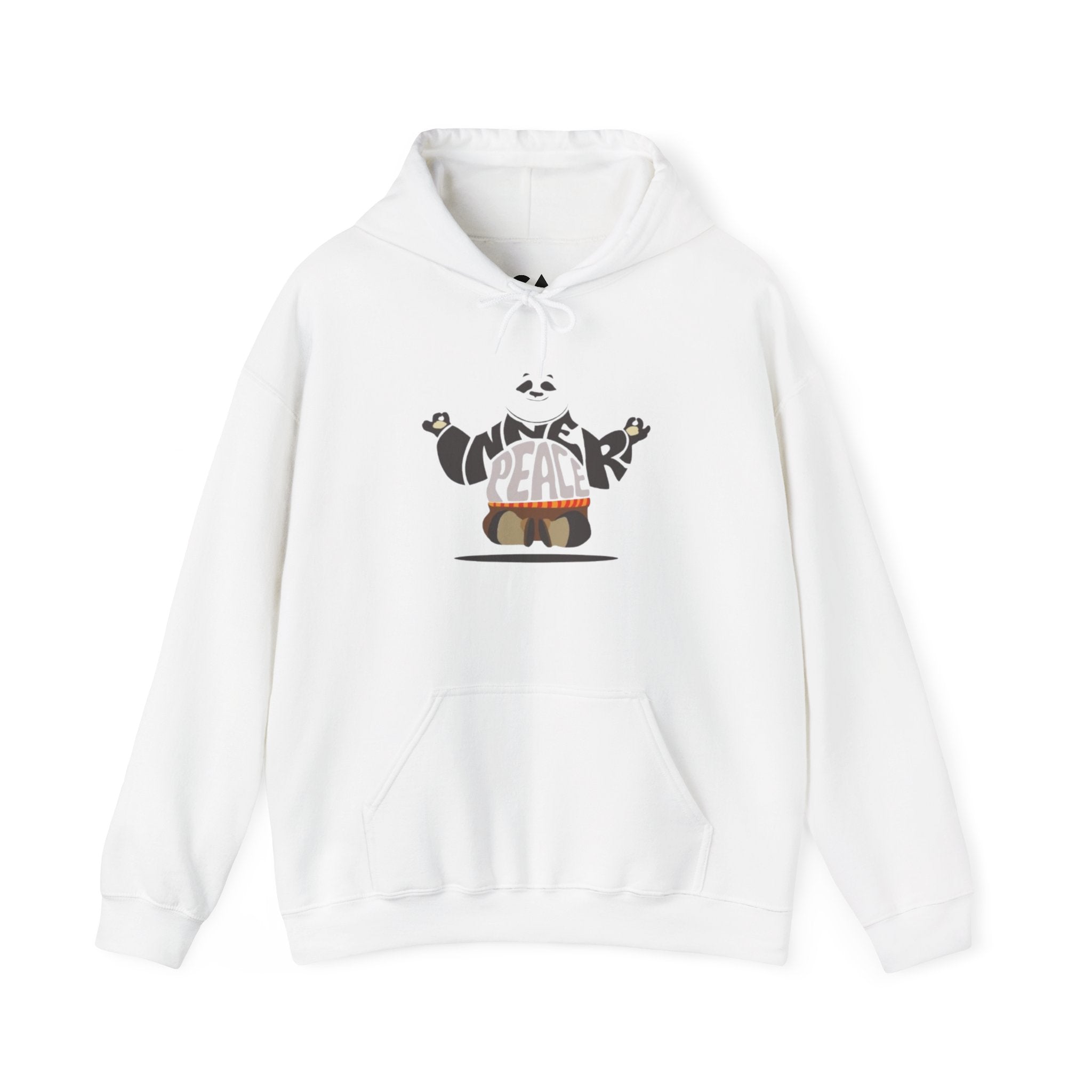 Peace Panda Hoodie — Cute Meditation Panda Graphic Pullover | Kung Fu Panda