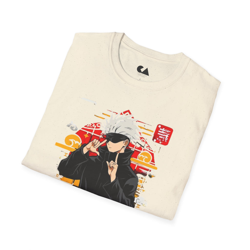 Anime Jujutsu Sorcerer Graphic T-Shirt — Cool Masked Character Design
