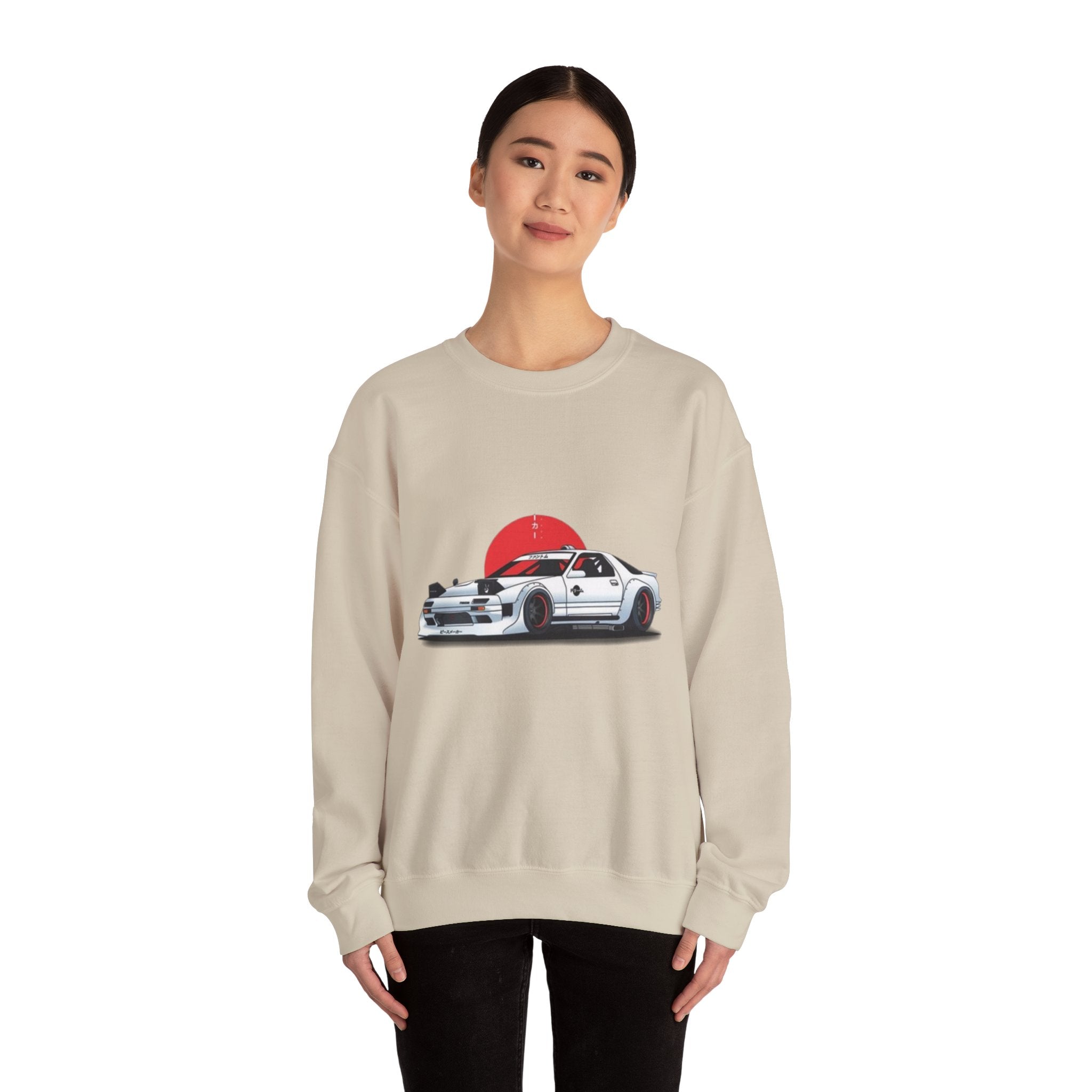 JDM Sunset tRacing Crewneck Sweatshir