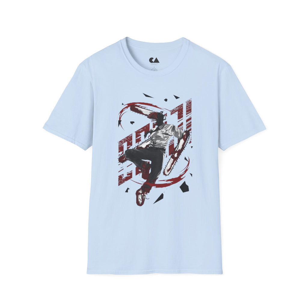 Chainsaw Man Graphic T-Shirt — Denji Devil Hunter Anime Tee