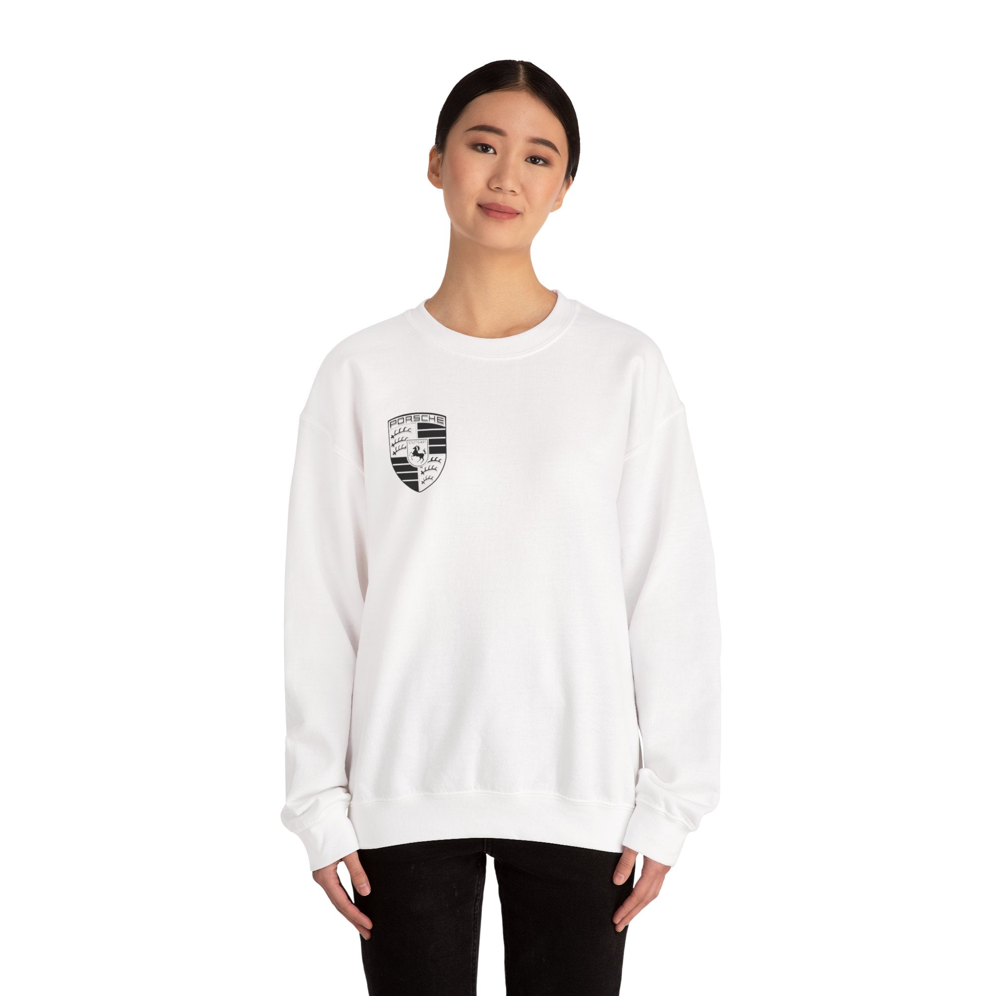 Porsche Graphic Crewneck Sweatshirt — Rear 911 GT3 Design