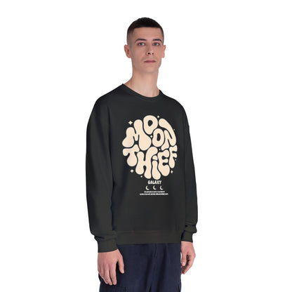 Cosmic Vibes Crewneck Sweatshirt - Moon Thief Design