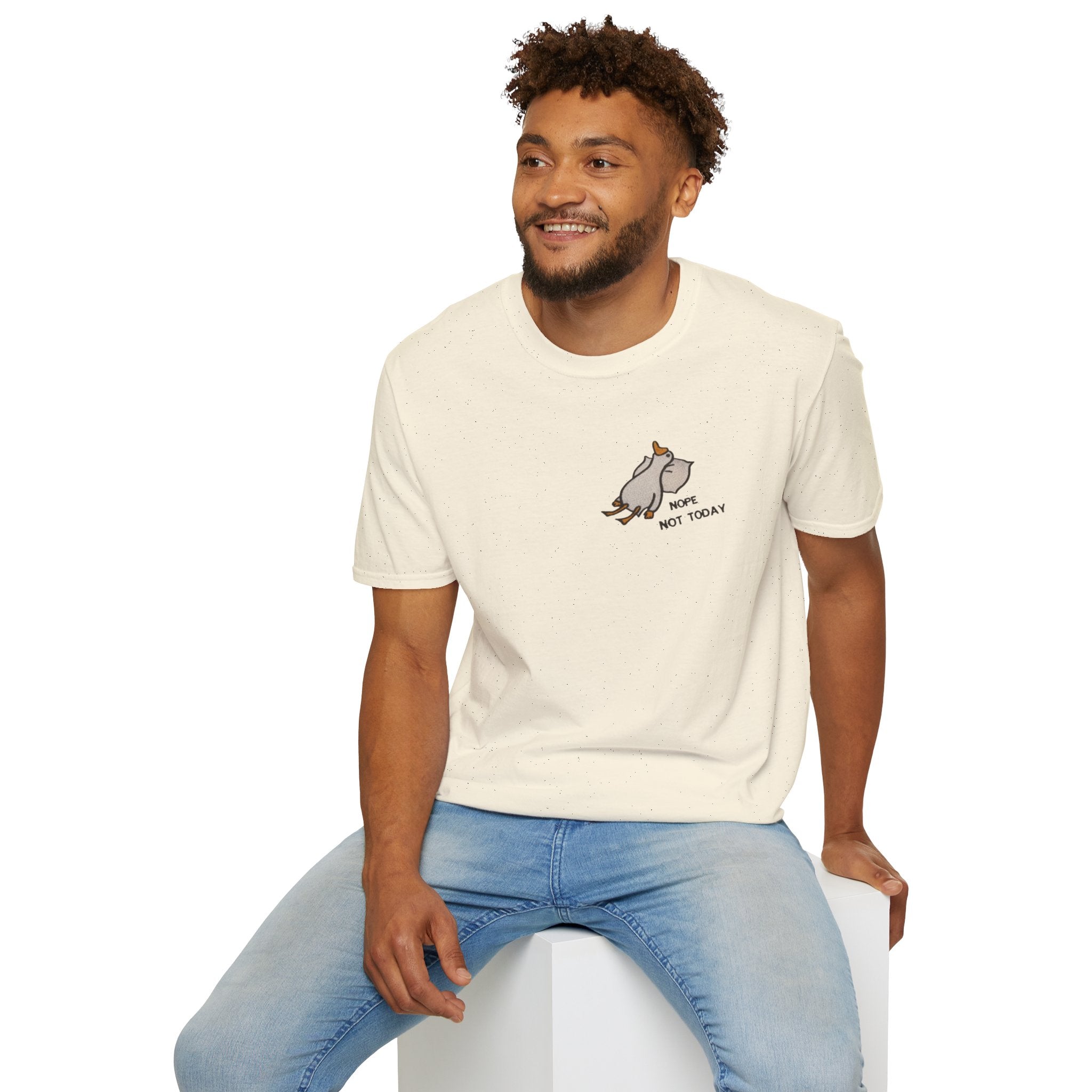 T-Shirt — Cute Duck Pair "Not Today" Graphic Tee