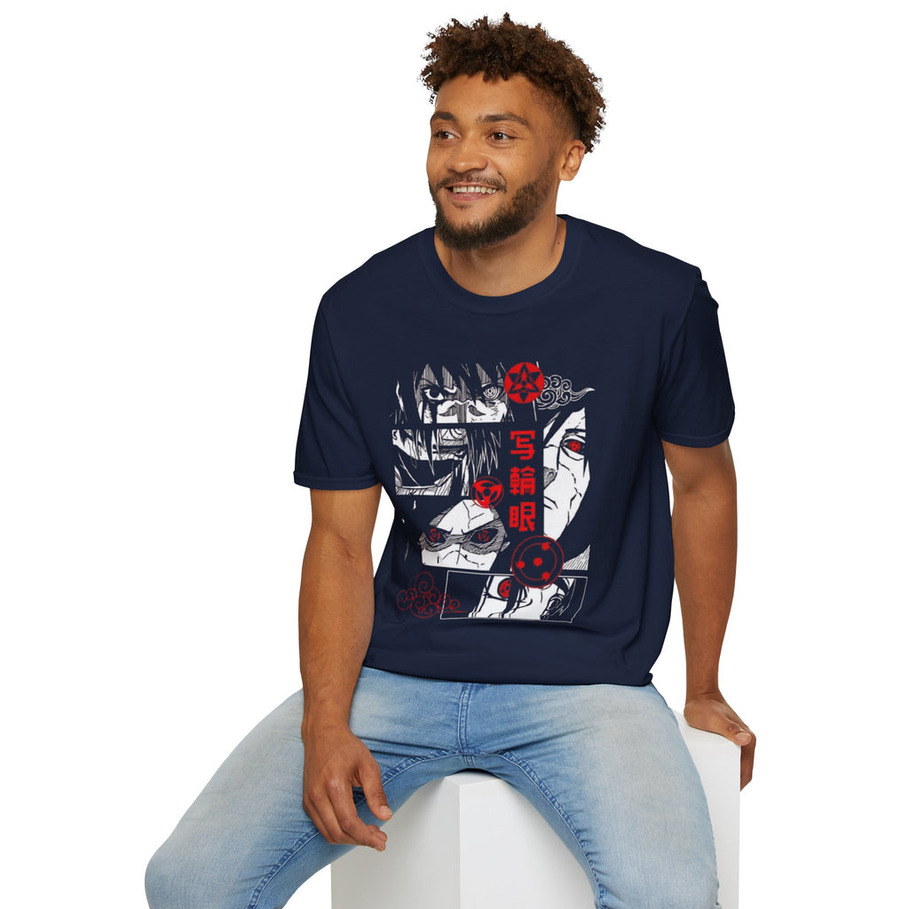 Uchiha Sharingan Anime T‑Shirt — Itachi & Sasuke Graphic Tee