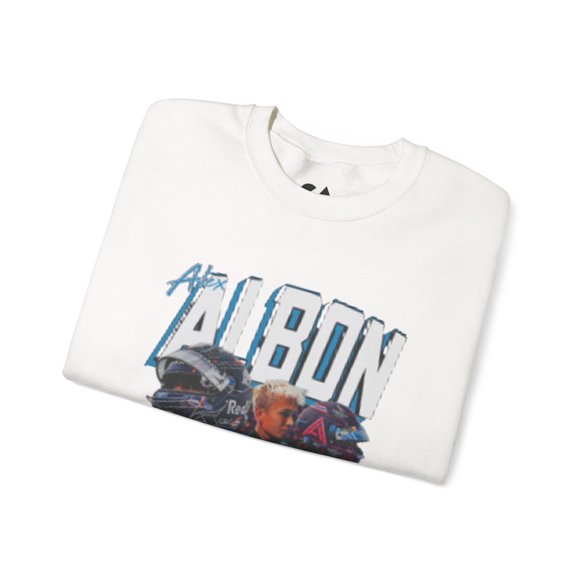 Racing Driver Crewneck Sweatshirt — 'Albon' Graphic Race Car Design