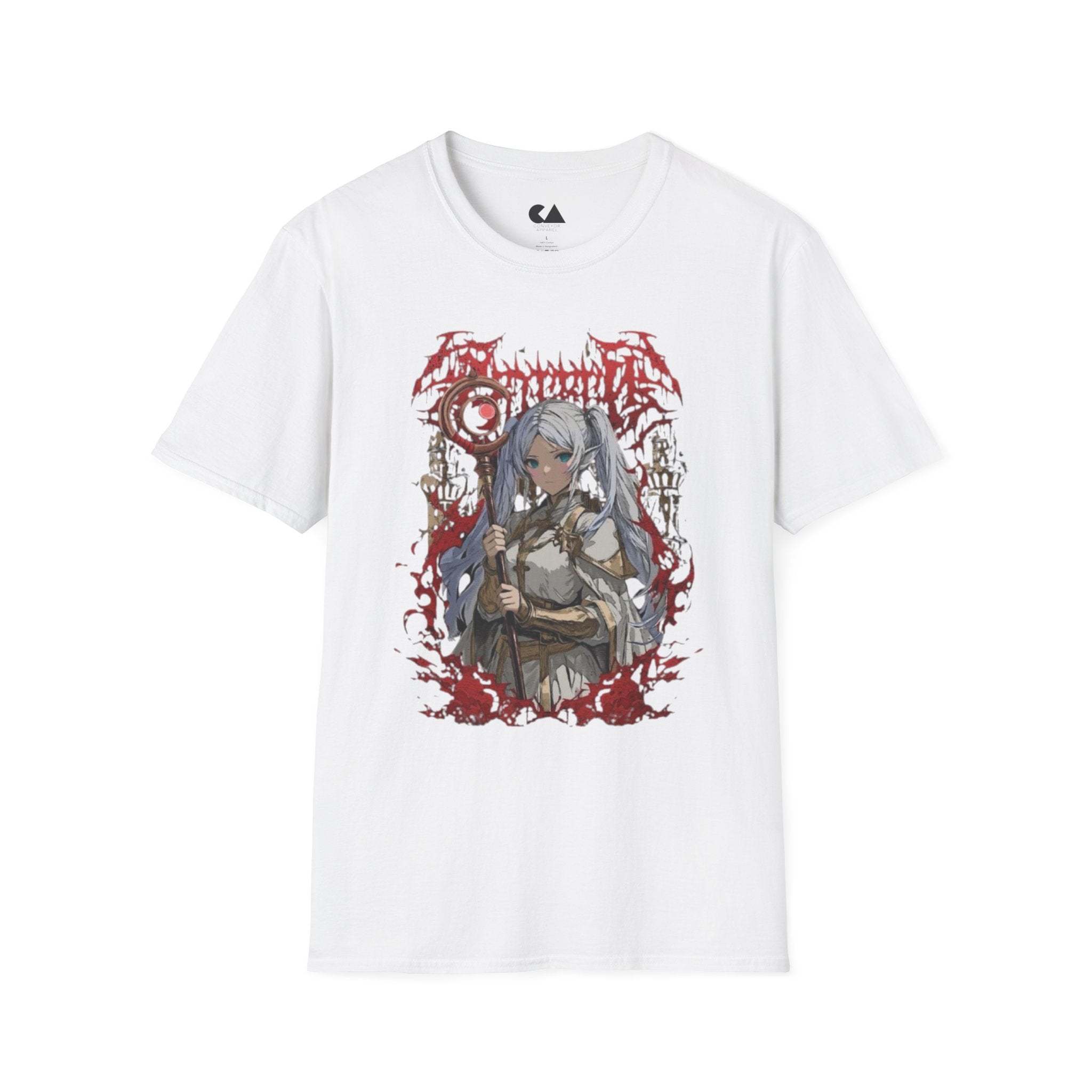 Anime Gothic T-Shirt — Dark Angel Girl Graphic Tee