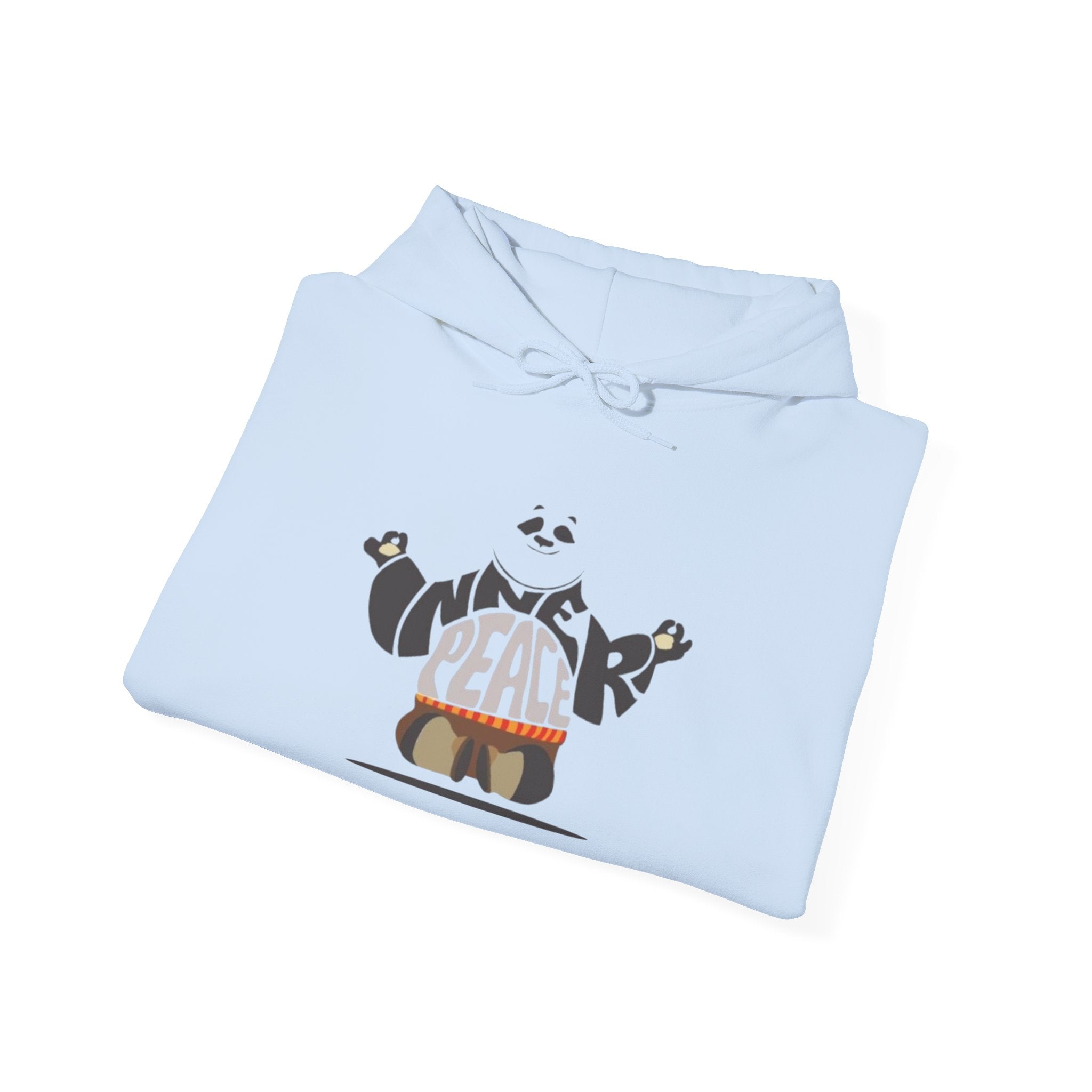 Peace Panda Hoodie — Cute Meditation Panda Graphic Pullover | Kung Fu Panda