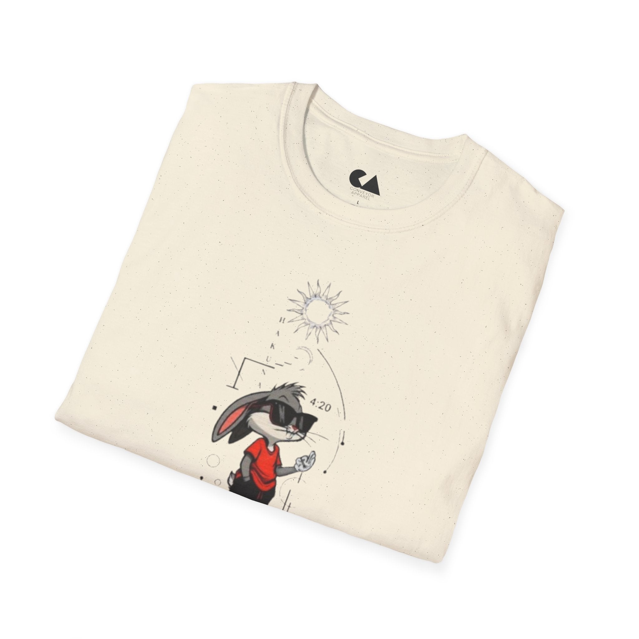 Bunny Cool Graphic T-Shirt — '4:20' Sunglasses Bunny Streetwear Tee