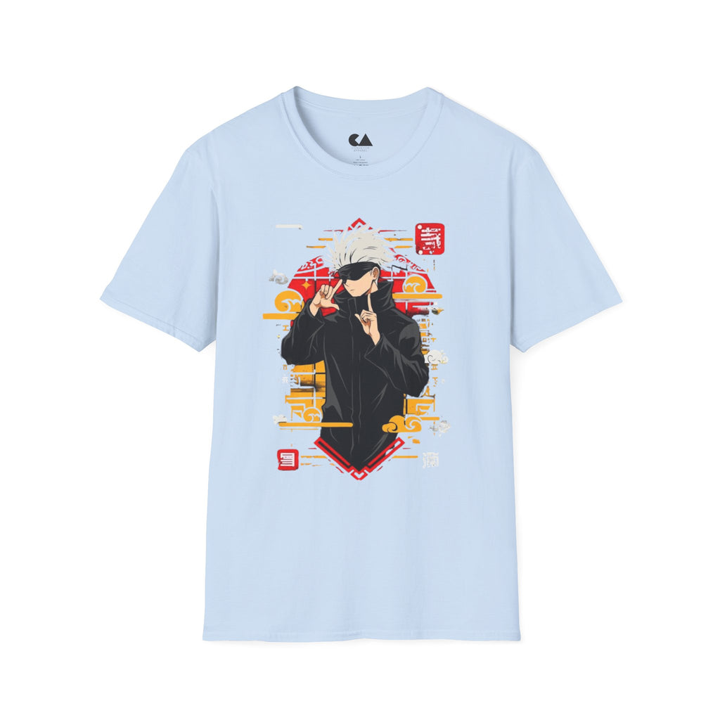 Anime Jujutsu Sorcerer Graphic T-Shirt — Cool Masked Character Design