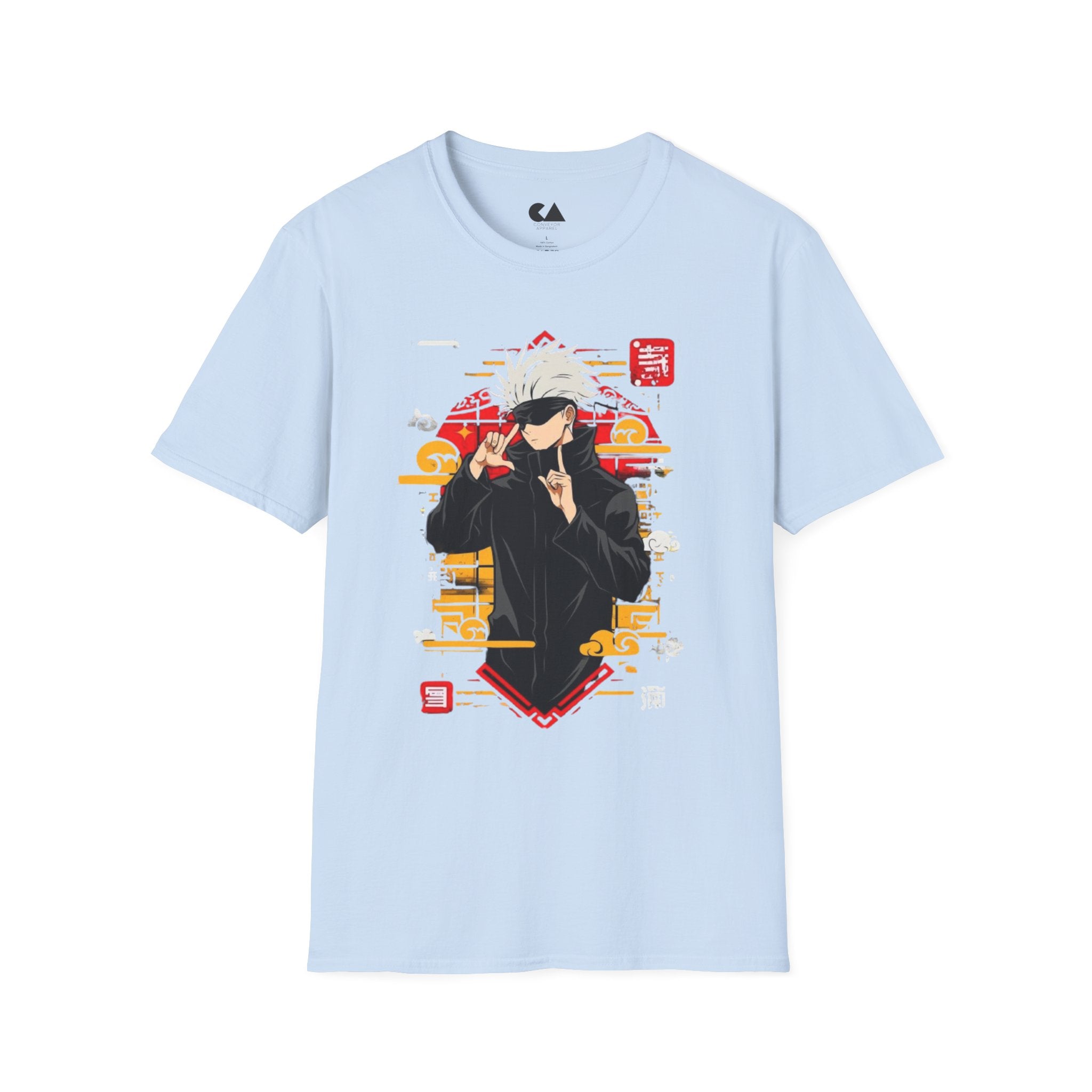 Anime Jujutsu Sorcerer Graphic T-Shirt — Cool Masked Character Design