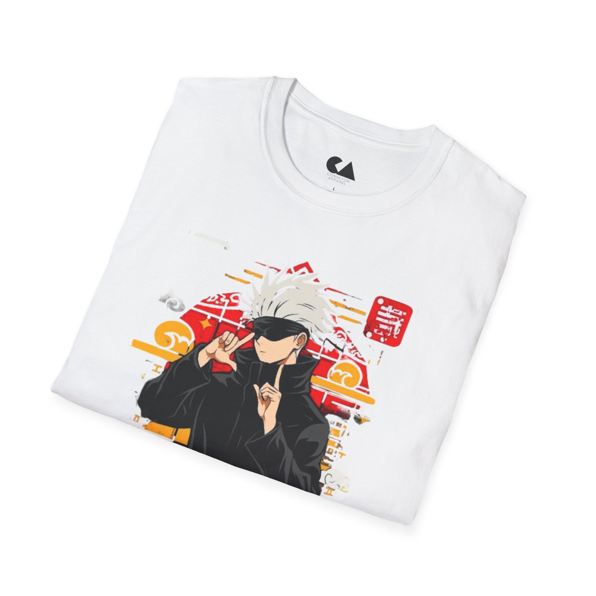 Anime Jujutsu Sorcerer Graphic T-Shirt — Cool Masked Character Design