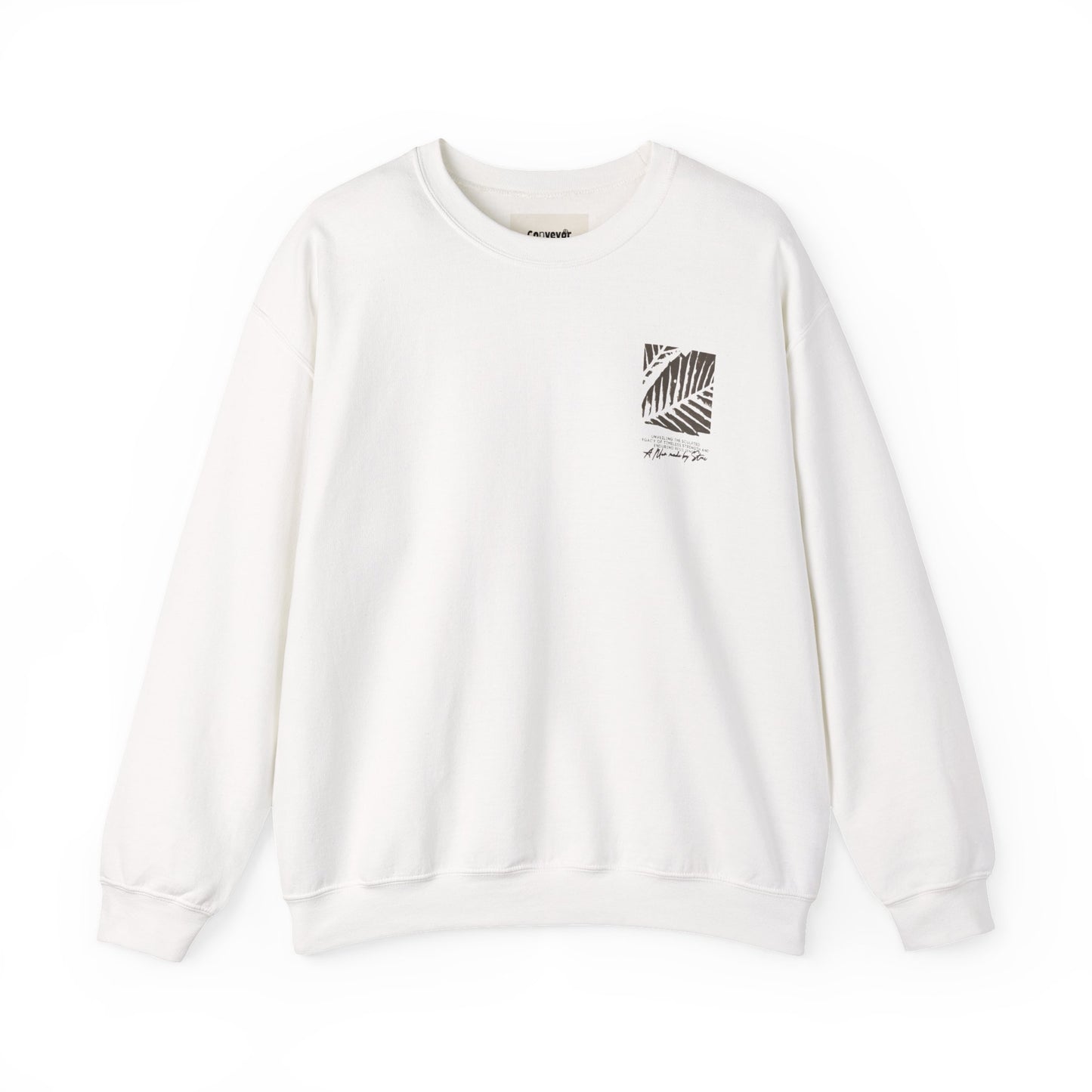 Chic Minimalist Crewneck Sweatshirt | Sandstone Serenity Crewneck