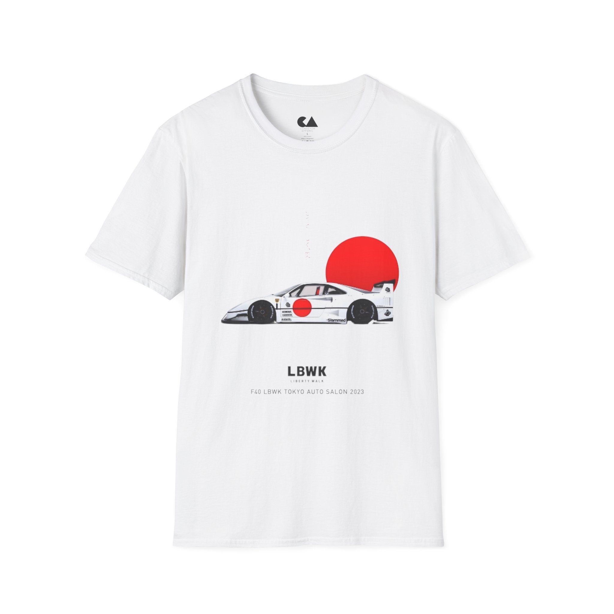 Racing Car Tee — JDM Sun Graphic T-Shirt