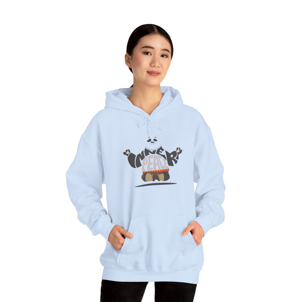 Peace Panda Hoodie — Cute Meditation Panda Graphic Pullover | Kung Fu Panda