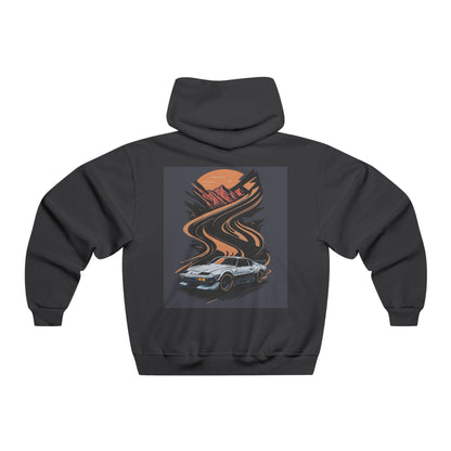 Retro Car Scene Hoodie - Perfect Gift for Car Enthusiasts, Cozy Pullover for Everyday Wear