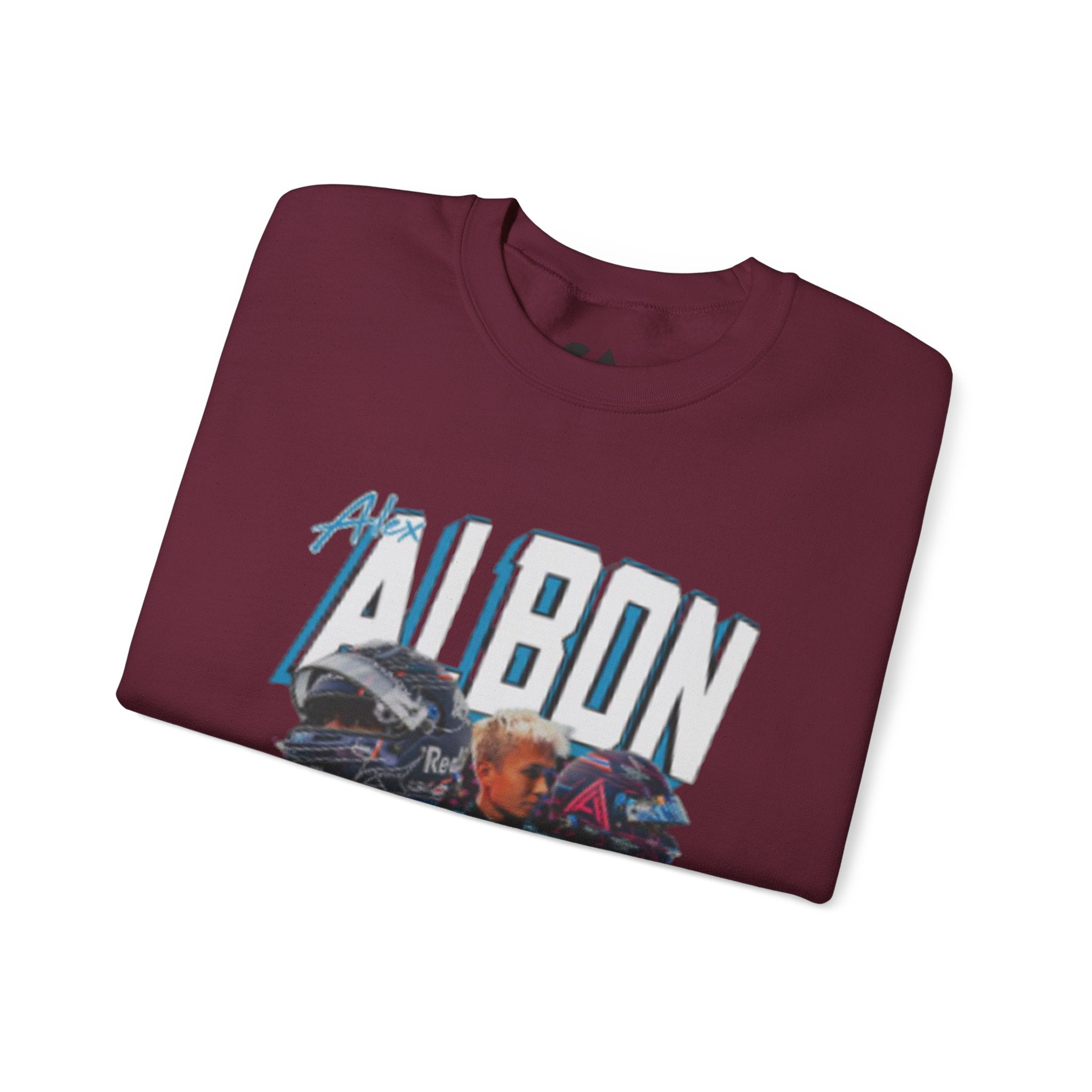 Racing Driver Crewneck Sweatshirt — 'Albon' Graphic Race Car Design