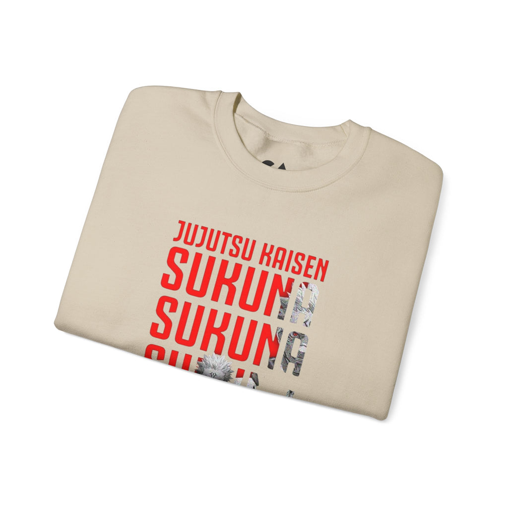 Jujutsu Kaisen Sukuna Graphic Crewneck Sweatshirt