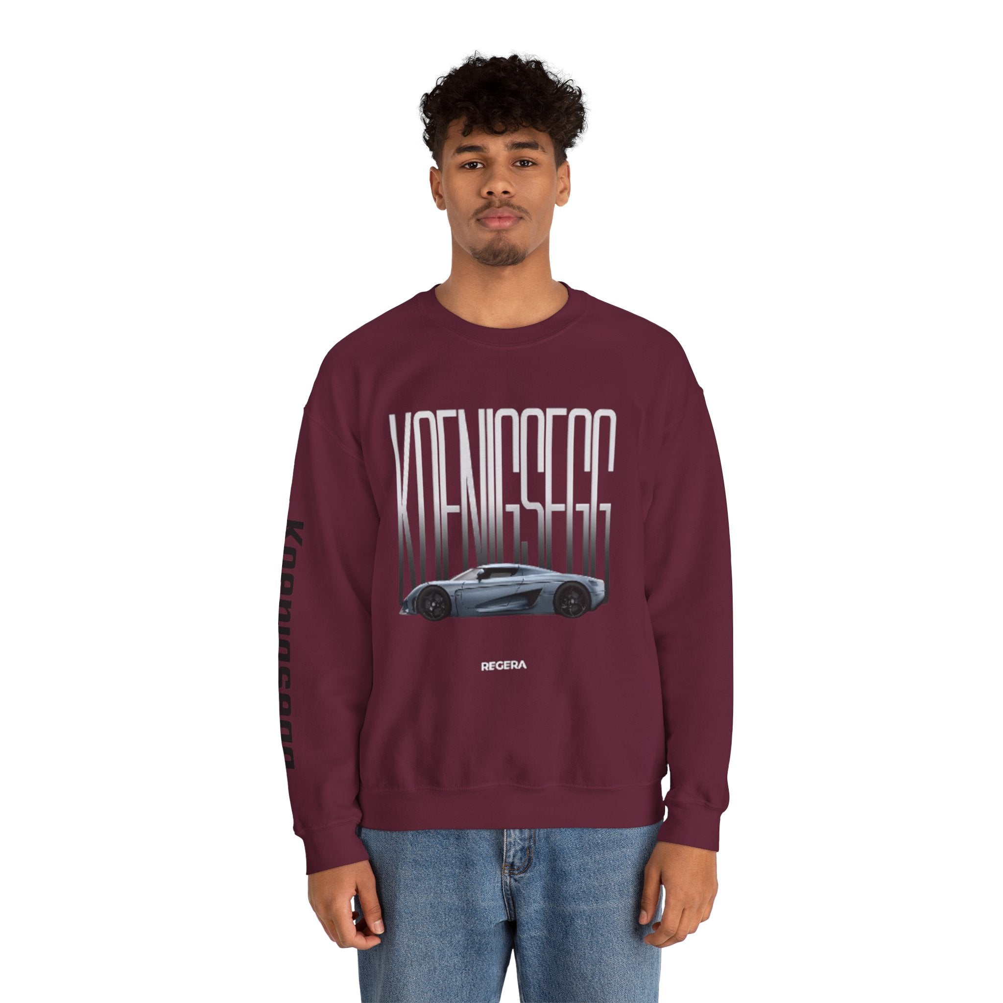 Koenigsegg Regera Crewneck Sweatshirt — Hypercar Graphic Pullover