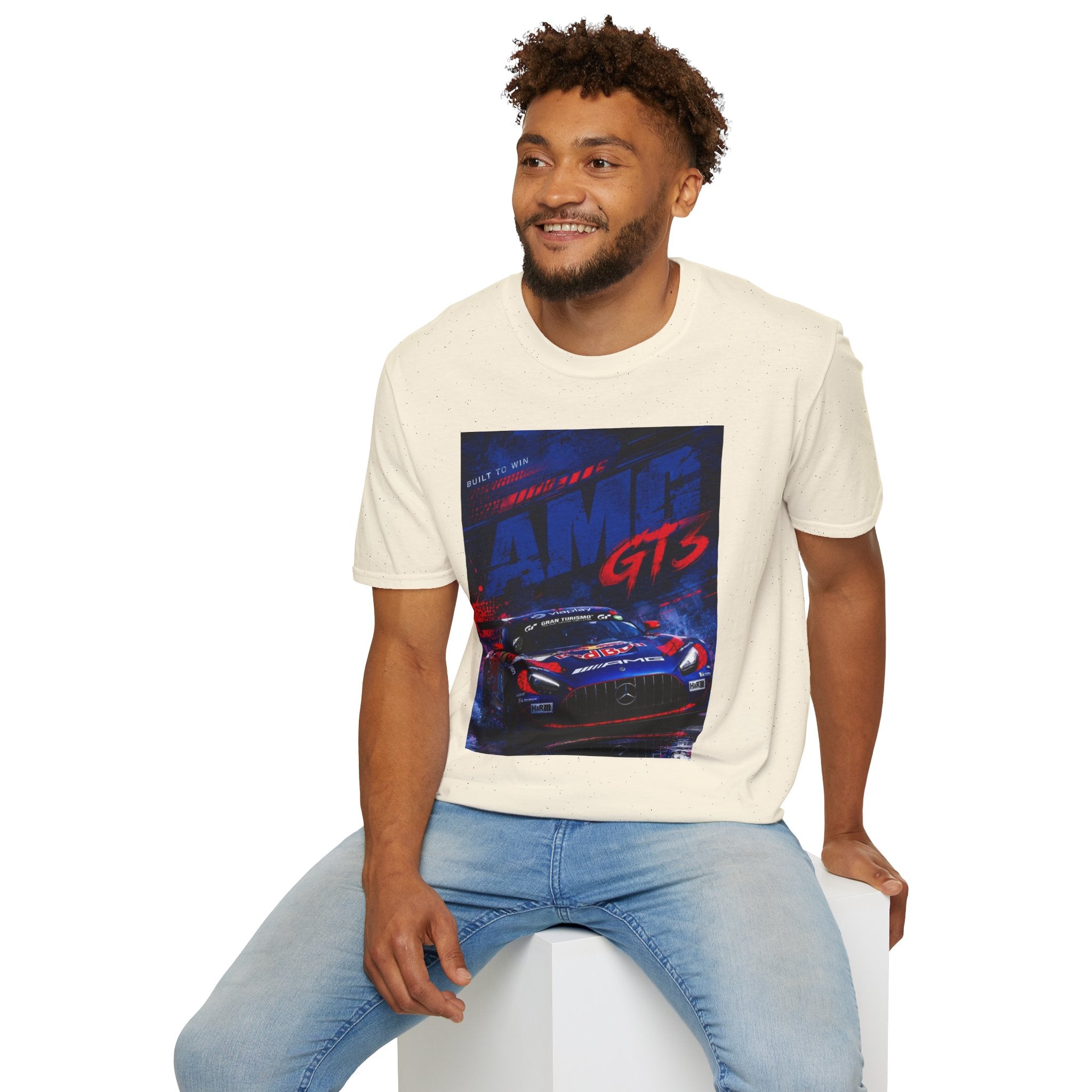 AMG GTS Racing Tee — Built to Win Sports Car Graphic T-Shirt | Nurburgering