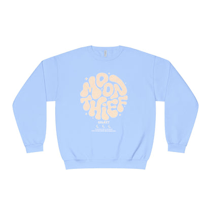 Cosmic Vibes Crewneck Sweatshirt - Moon Thief Design