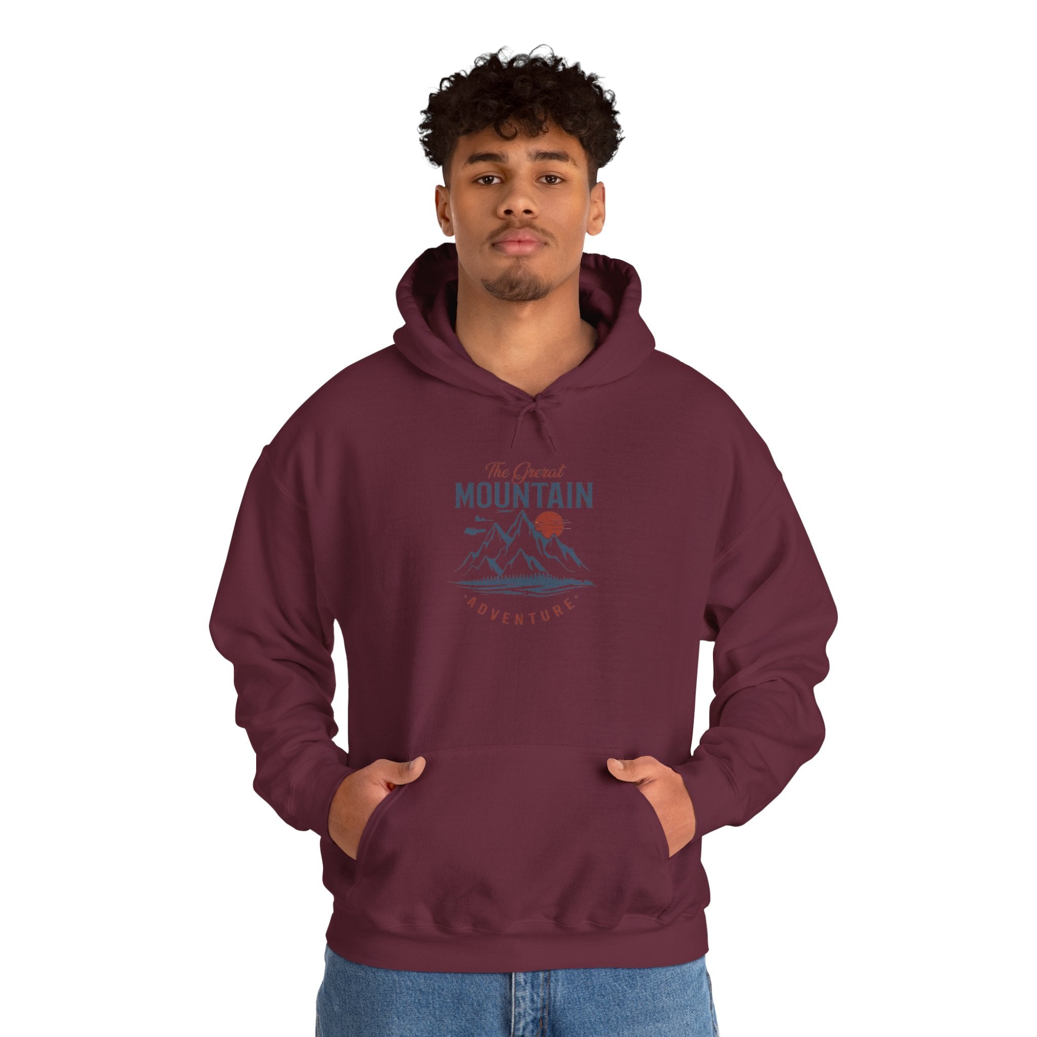 Mountain Adventure Hoodie — The Great Mountain Graphic Pullover