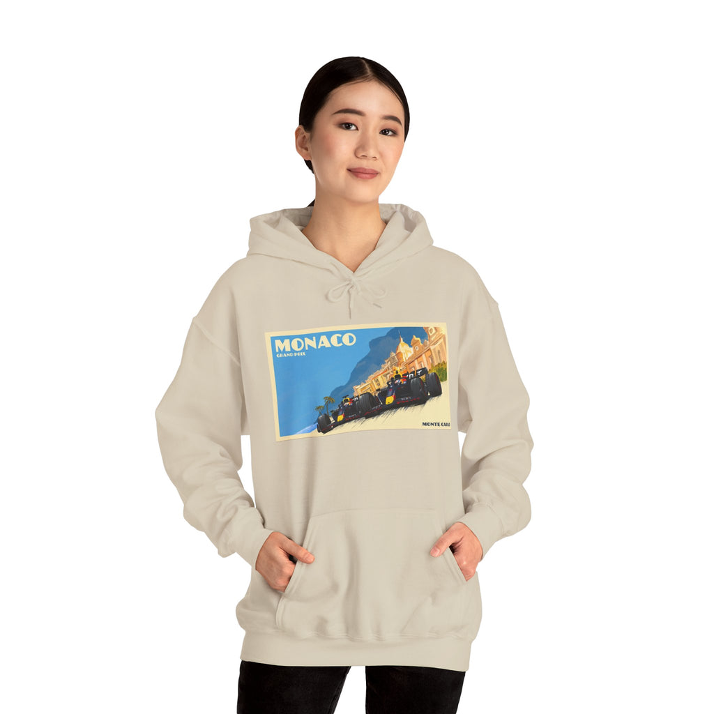 Monaco Vintage Grand Prix Hoodie – Retro Racing Poster Sweatshirt
