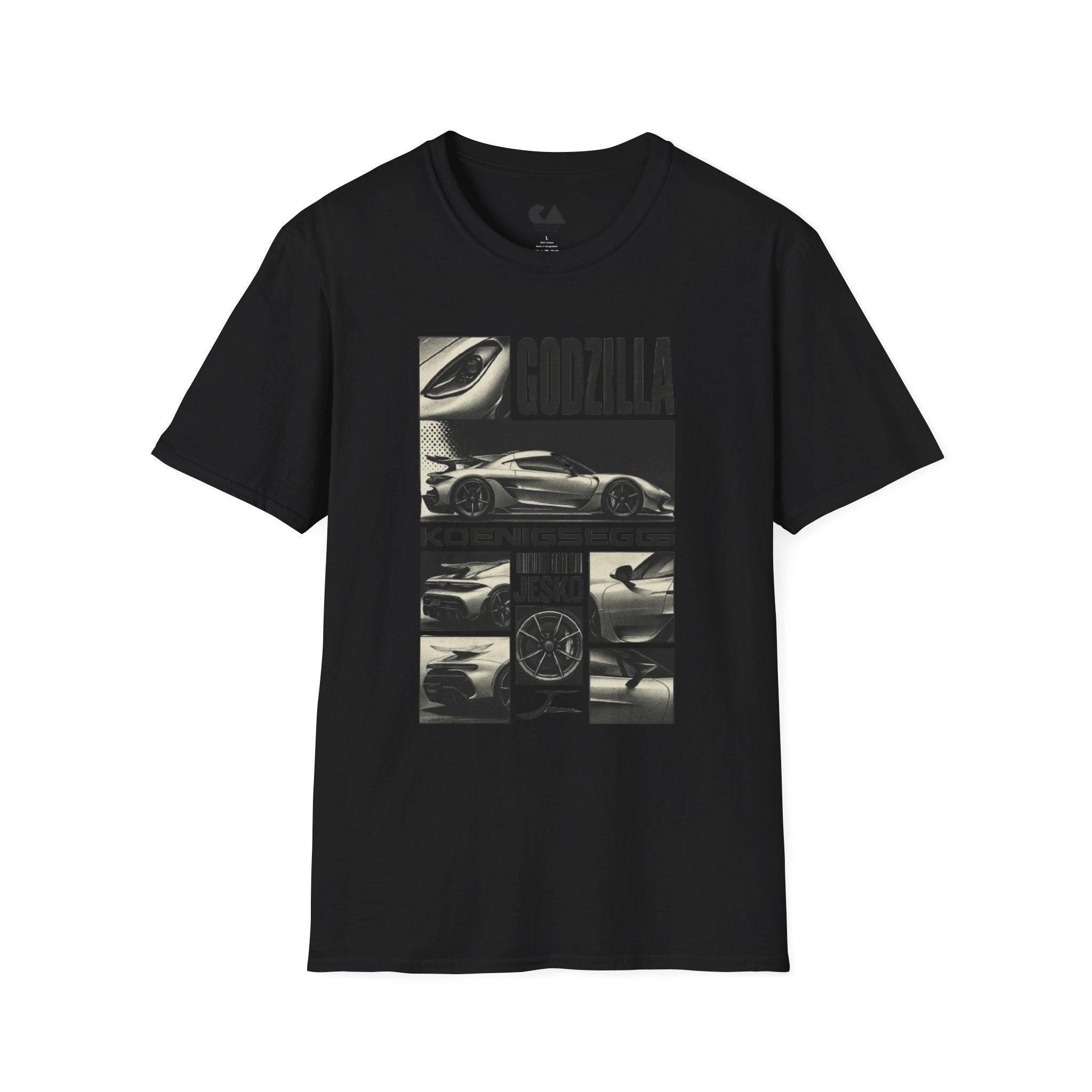 Godzilla Koenigsegg Supercar T‑Shirt — Performance Car Graphic Tee