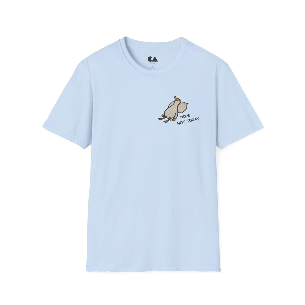 T-Shirt — Cute Duck Pair "Not Today" Graphic Tee