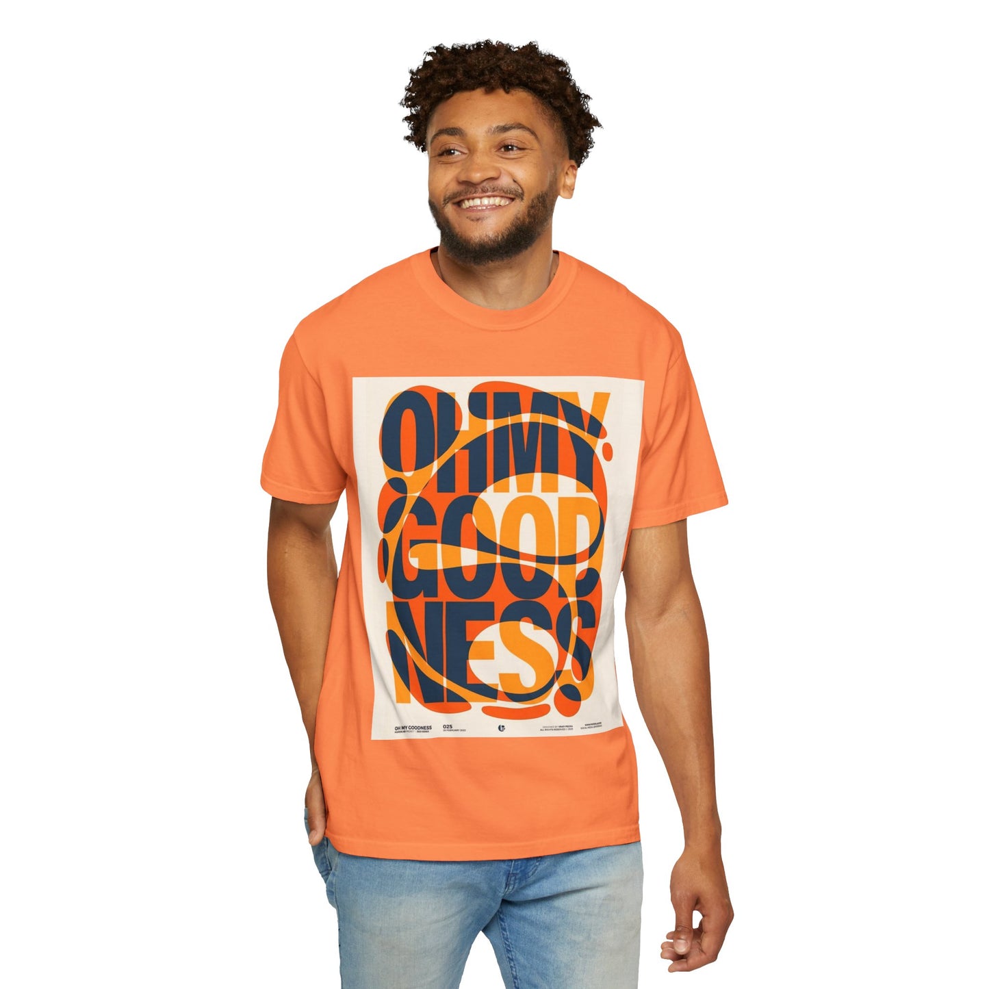 Vibrant Graphic T-Shirt: Oh My Goodness Statement Tee, Unisex Casual Wear, Perfect for Gifts, Summer Outfits, Trendy Graphic Tee