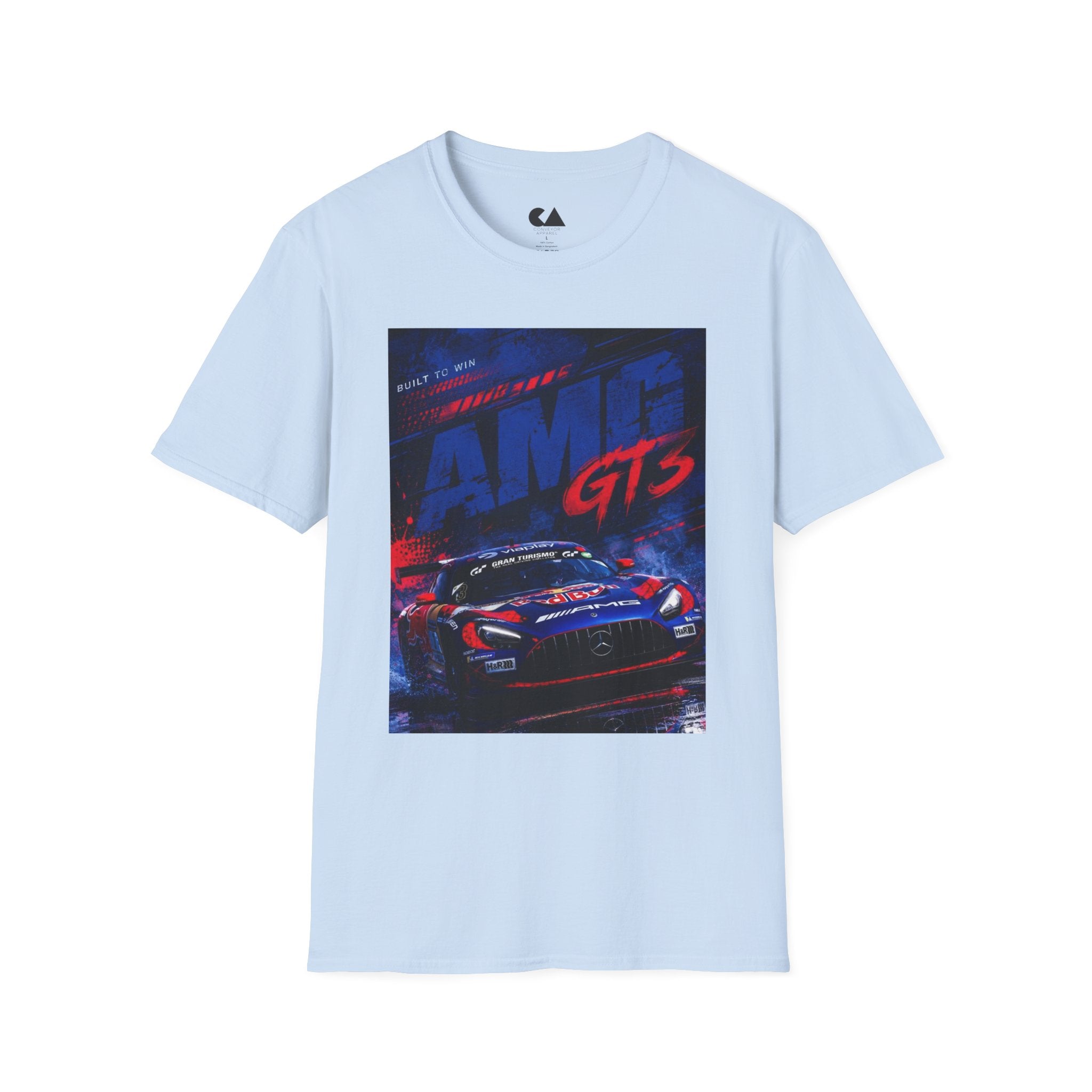 AMG GTS Racing Tee — Built to Win Sports Car Graphic T-Shirt | Nurburgering