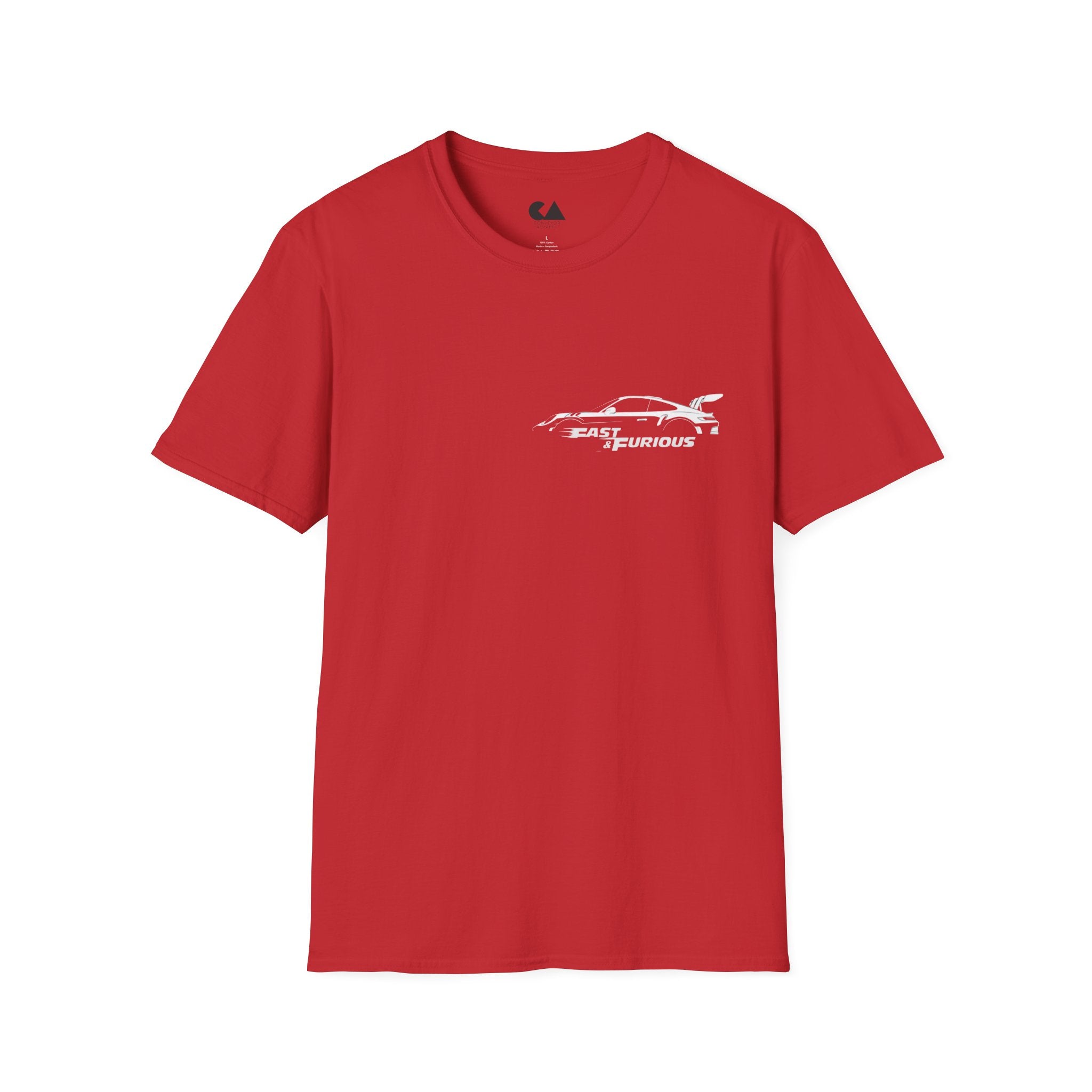 Fast & Furious Silhouette T-Shirt — Retro Sports Car Graphic Tee