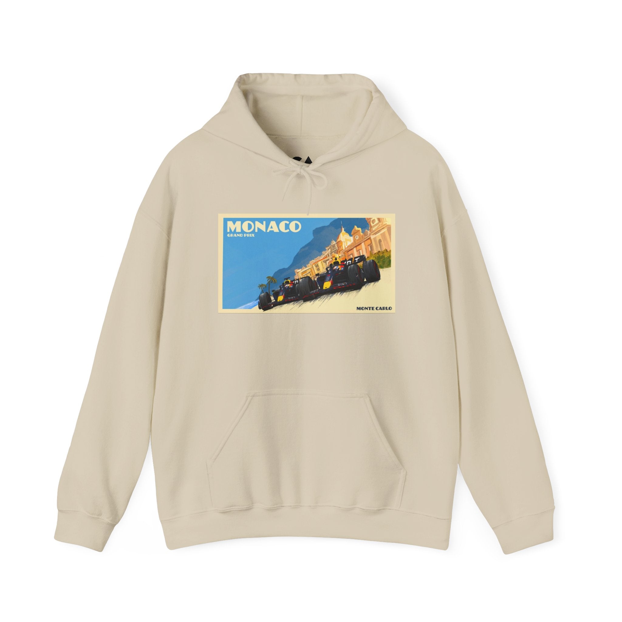 Monaco Vintage Grand Prix Hoodie – Retro Racing Poster Sweatshirt