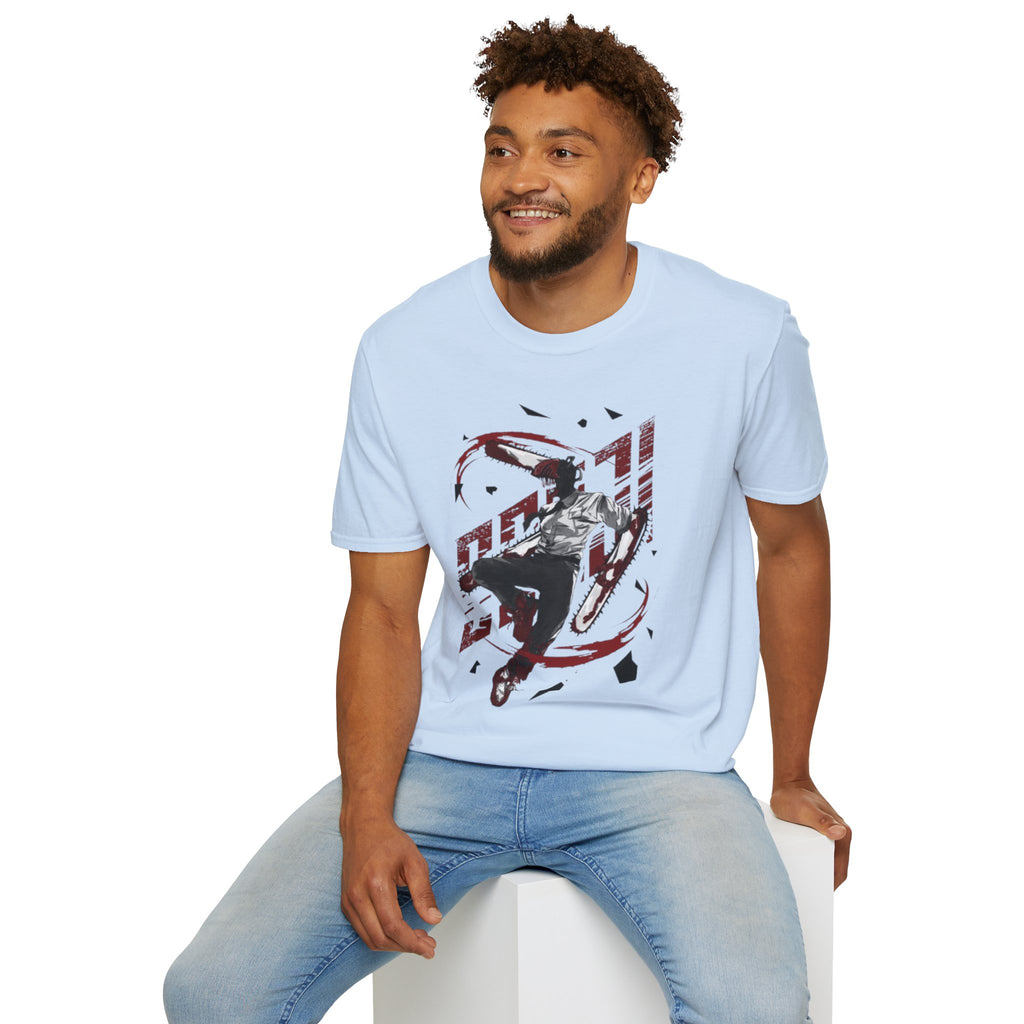 Chainsaw Man Graphic T-Shirt — Denji Devil Hunter Anime Tee