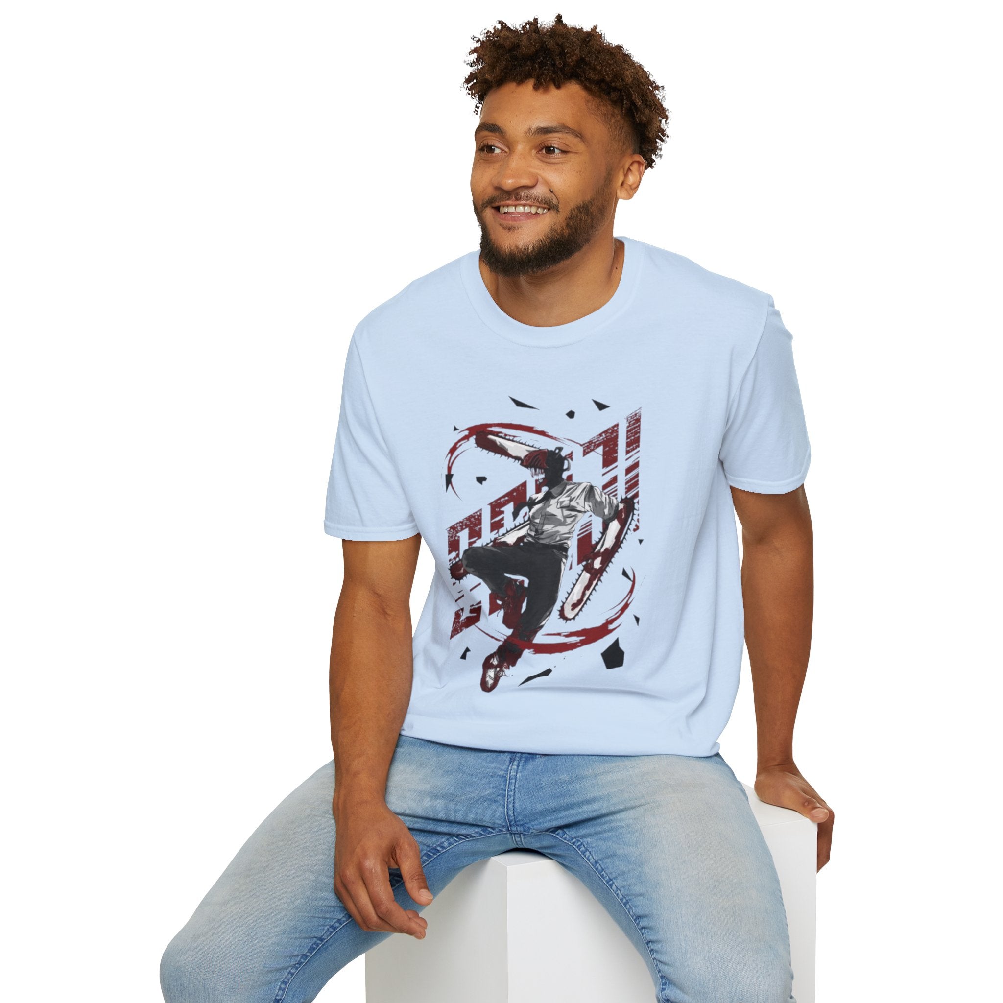 Chainsaw Man Graphic T-Shirt — Denji Devil Hunter Anime Tee