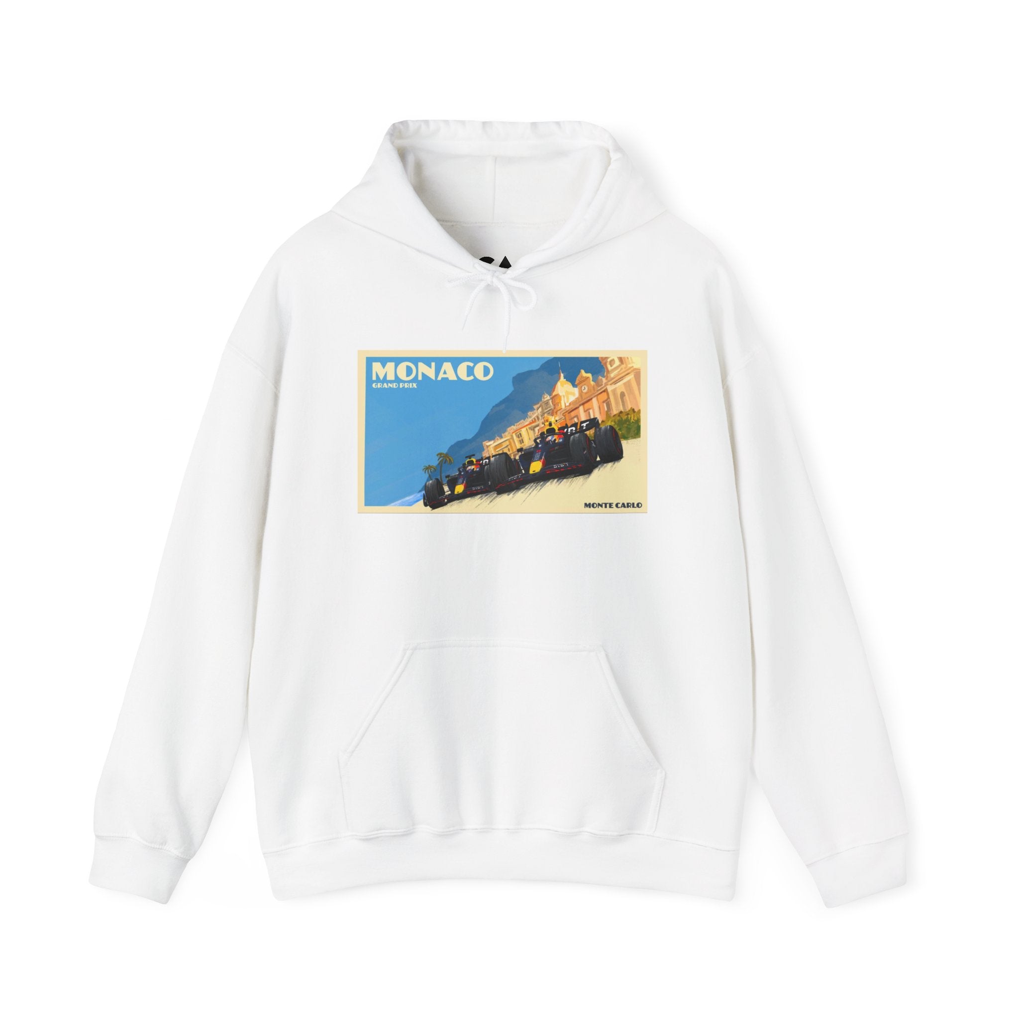 Monaco Vintage Grand Prix Hoodie – Retro Racing Poster Sweatshirt