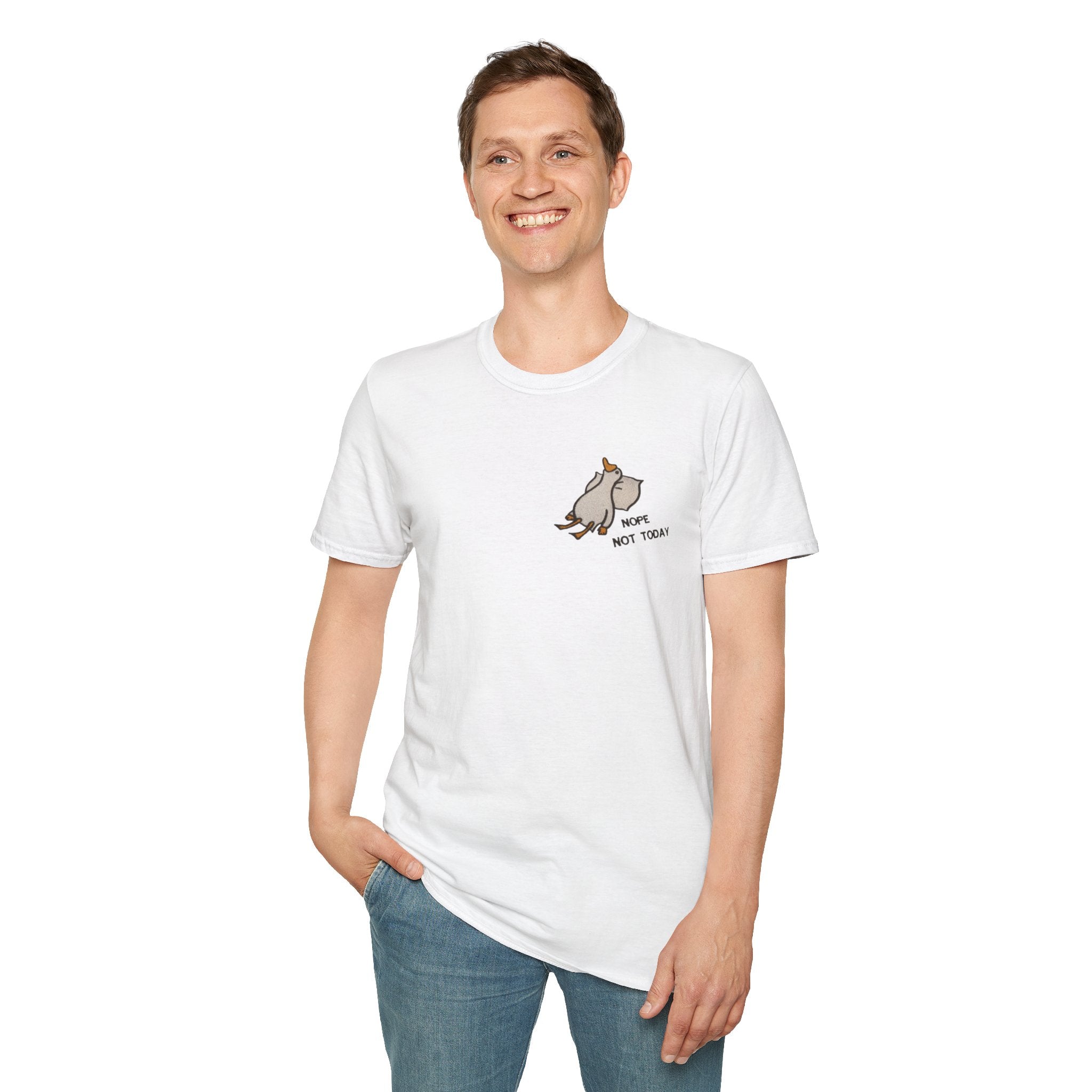 T-Shirt — Cute Duck Pair "Not Today" Graphic Tee