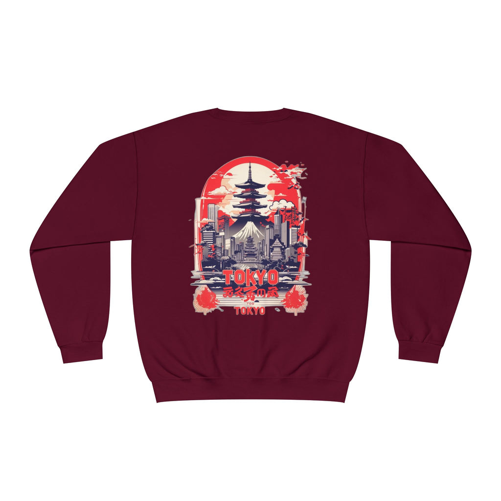 Tokyo Skyline Graphic Crewneck Sweatshirt