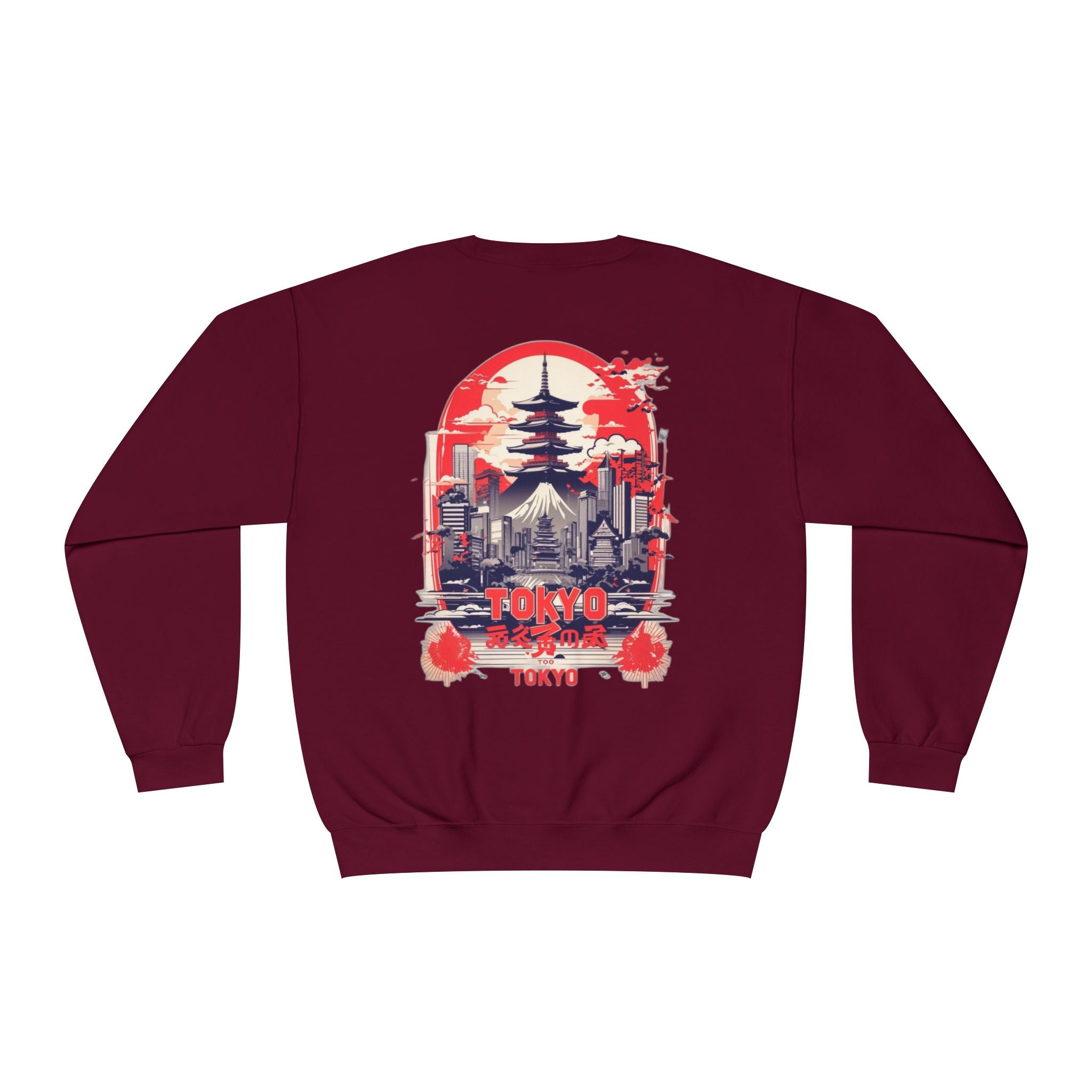 Tokyo Skyline Graphic Crewneck Sweatshirt