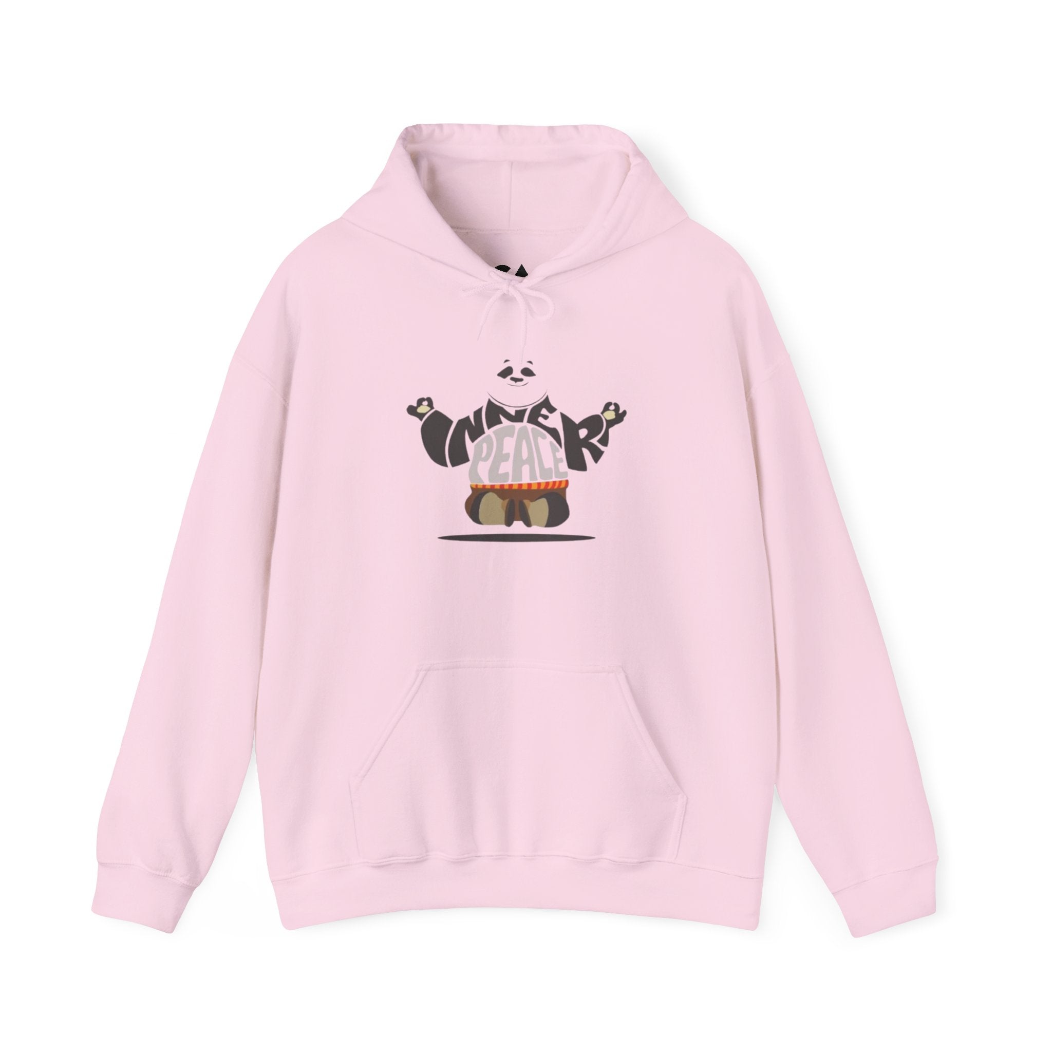 Peace Panda Hoodie — Cute Meditation Panda Graphic Pullover | Kung Fu Panda