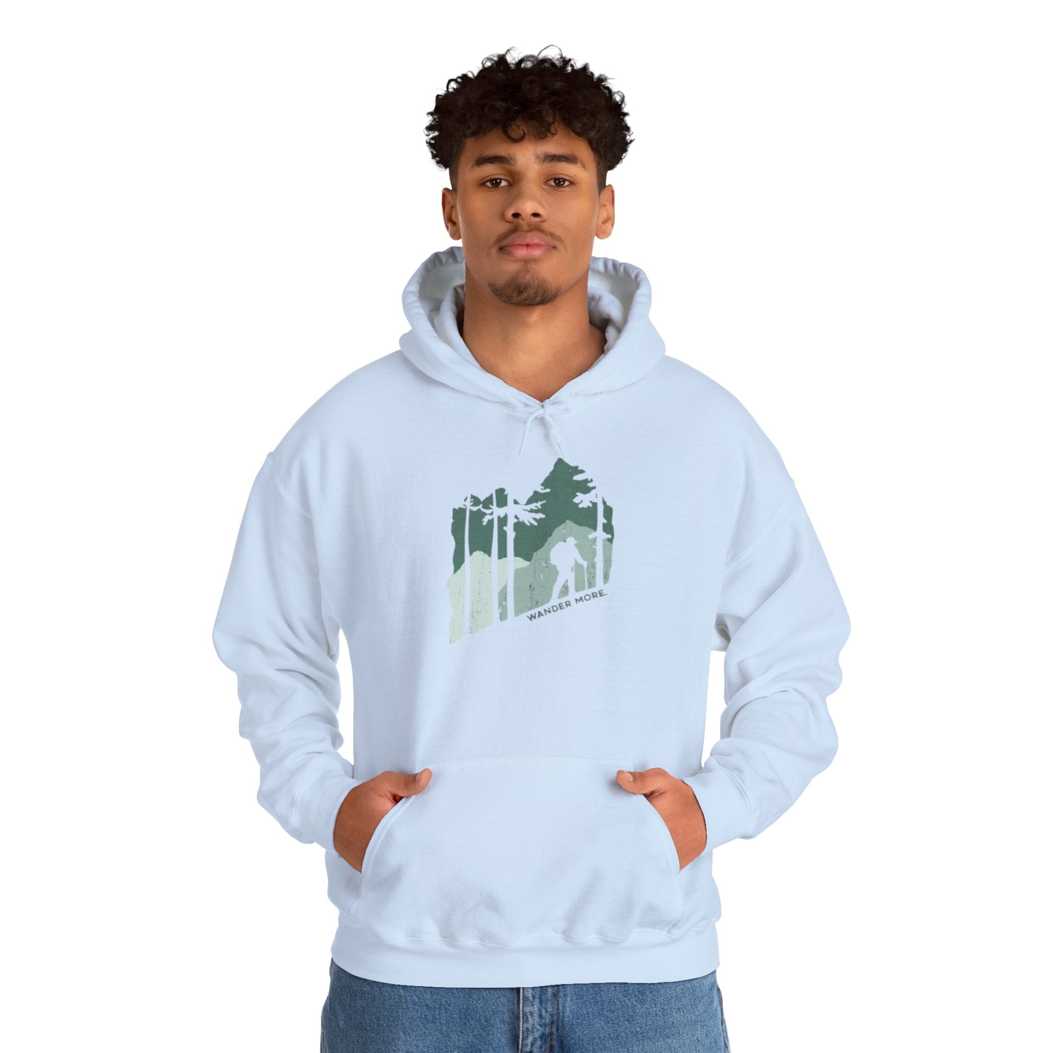 Hoodie — Forest Hiking Silhouette Hoodie