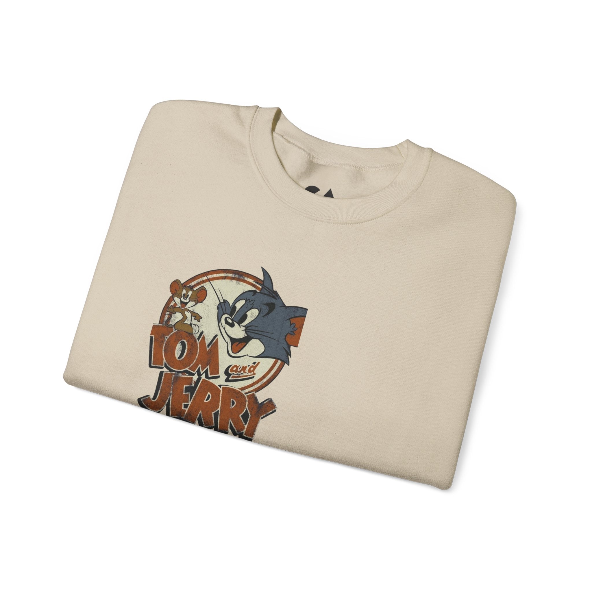 Tom & Jerry Sweatshirt — Retro Cartoon Crewneck