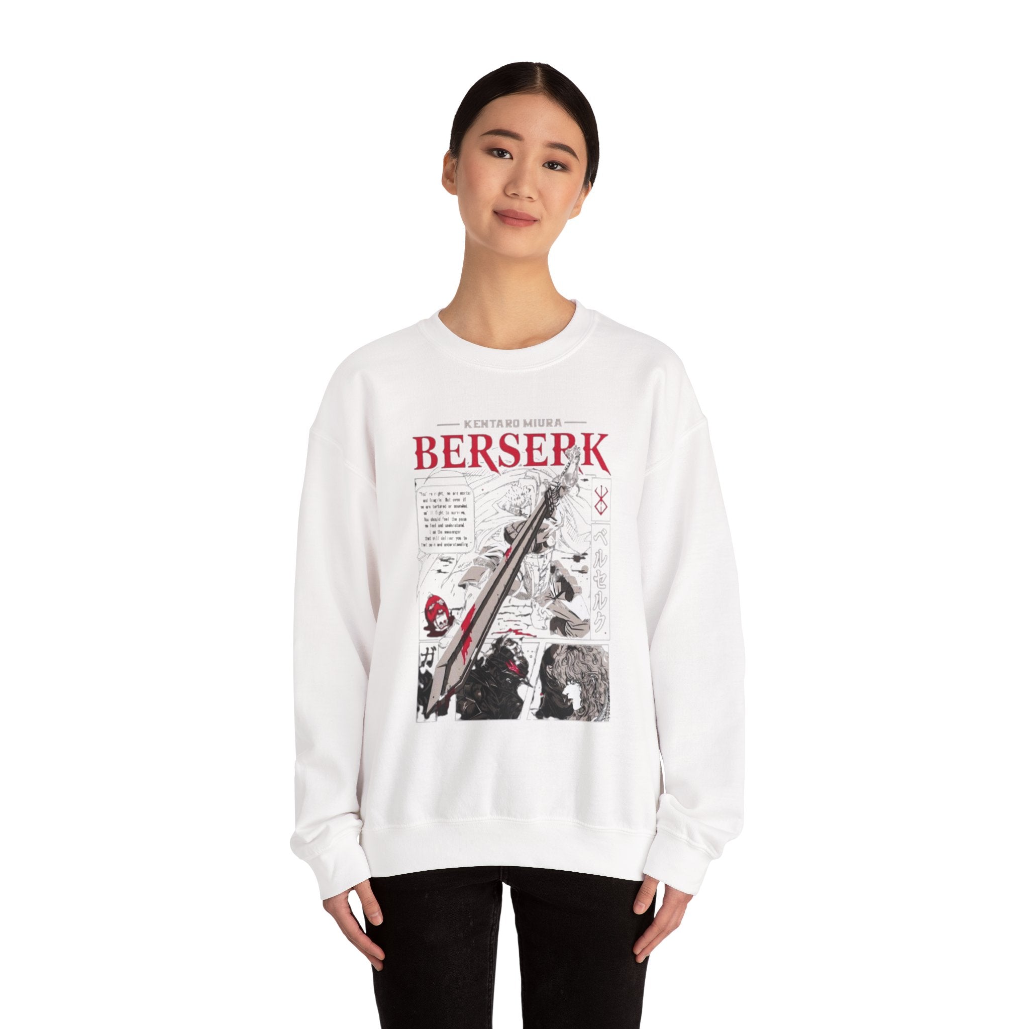Berserk Manga Panel Crewneck Sweatshirt